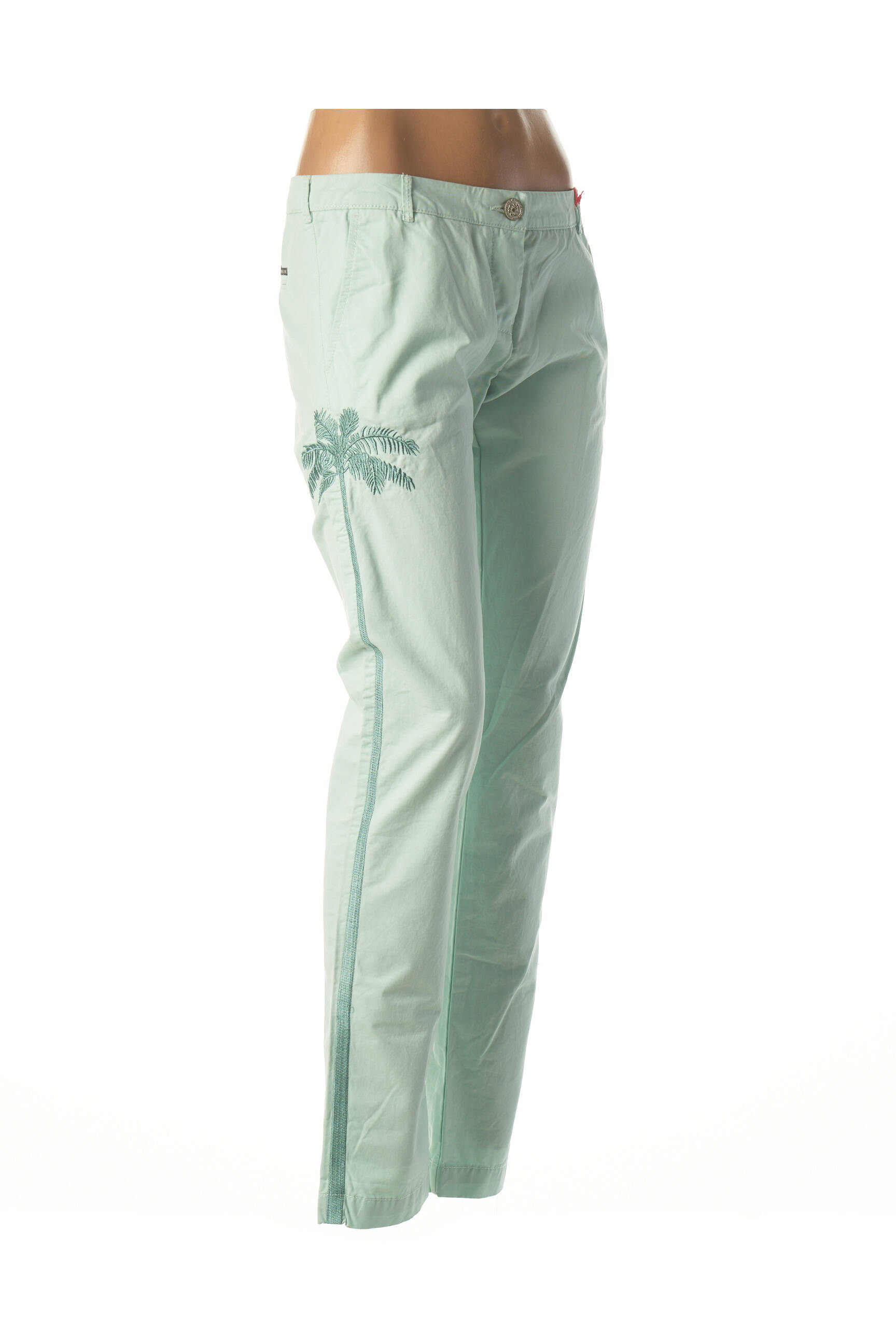Chino kelnė maža dydžio maža dydžio žalias MAISON SCOTCH moteris