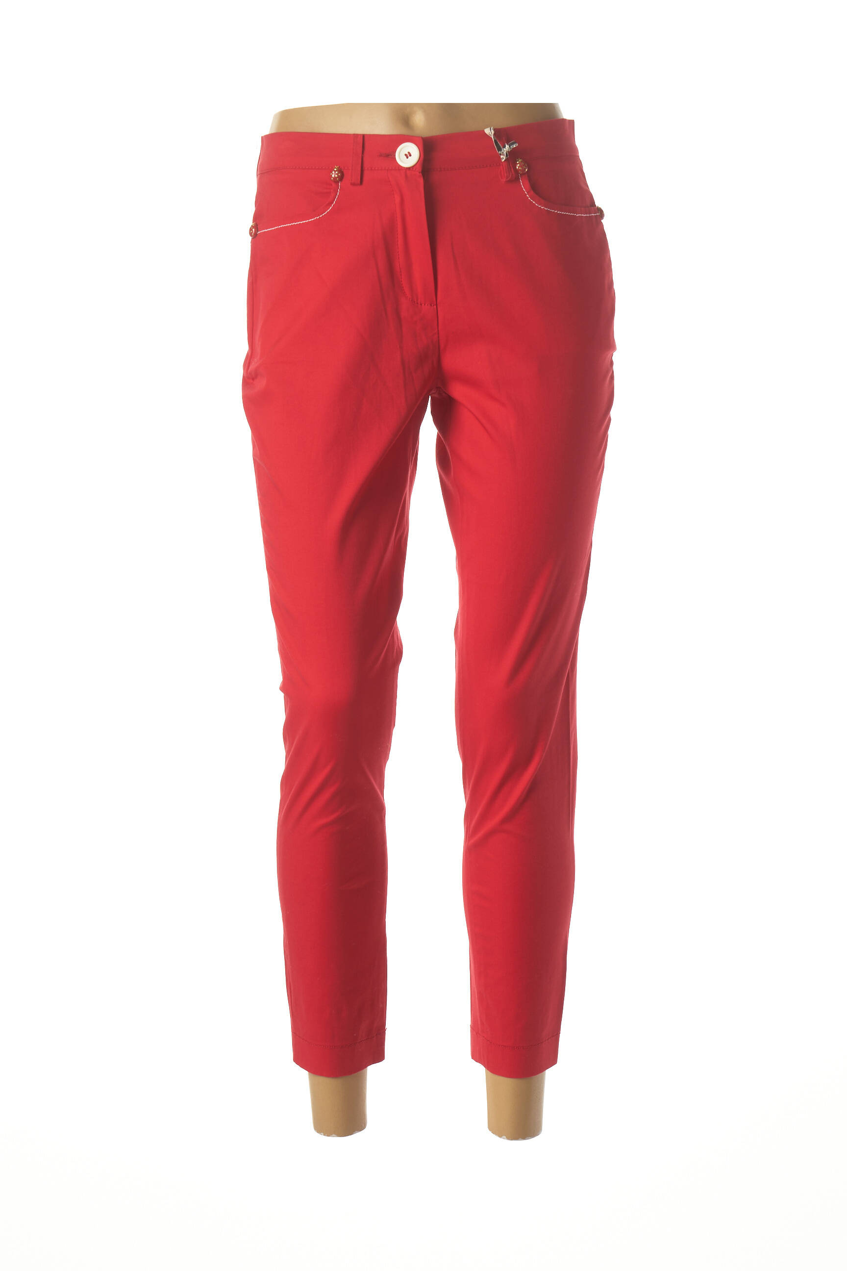 7/8 kelnės tamprumas normala dydis raudona AQUAJEANS moteris