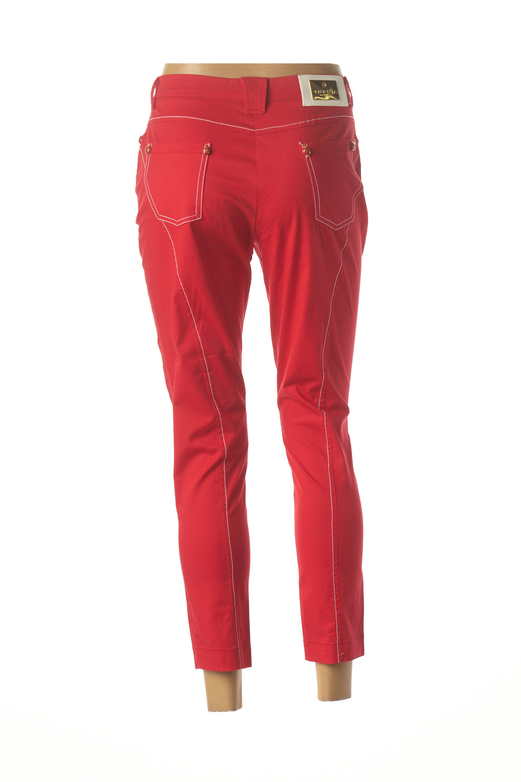 7/8 kelnės tamprumas normala dydis raudona AQUAJEANS moteris