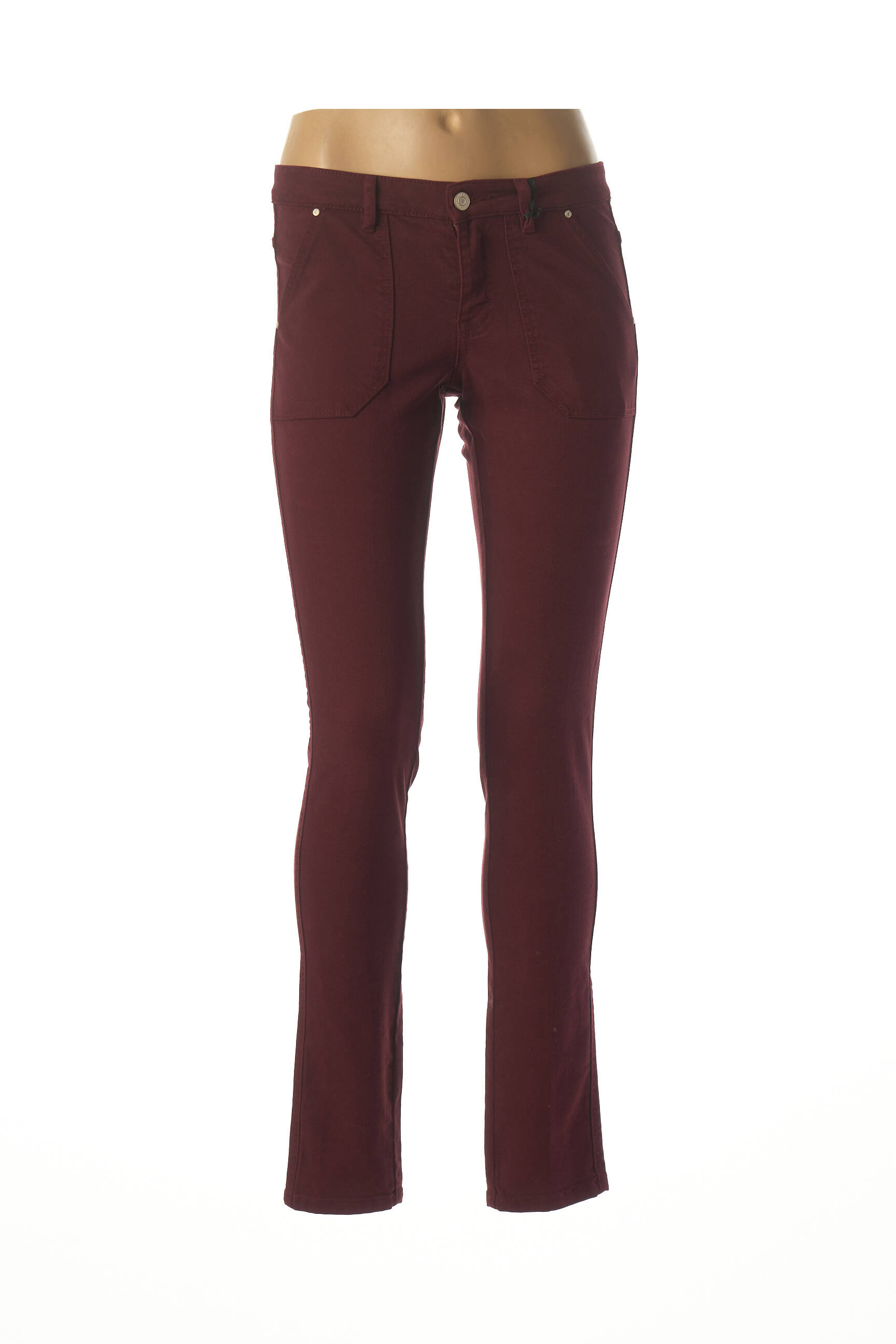 Pantalon lieknas maža dydžio violetinis IKKS moteris