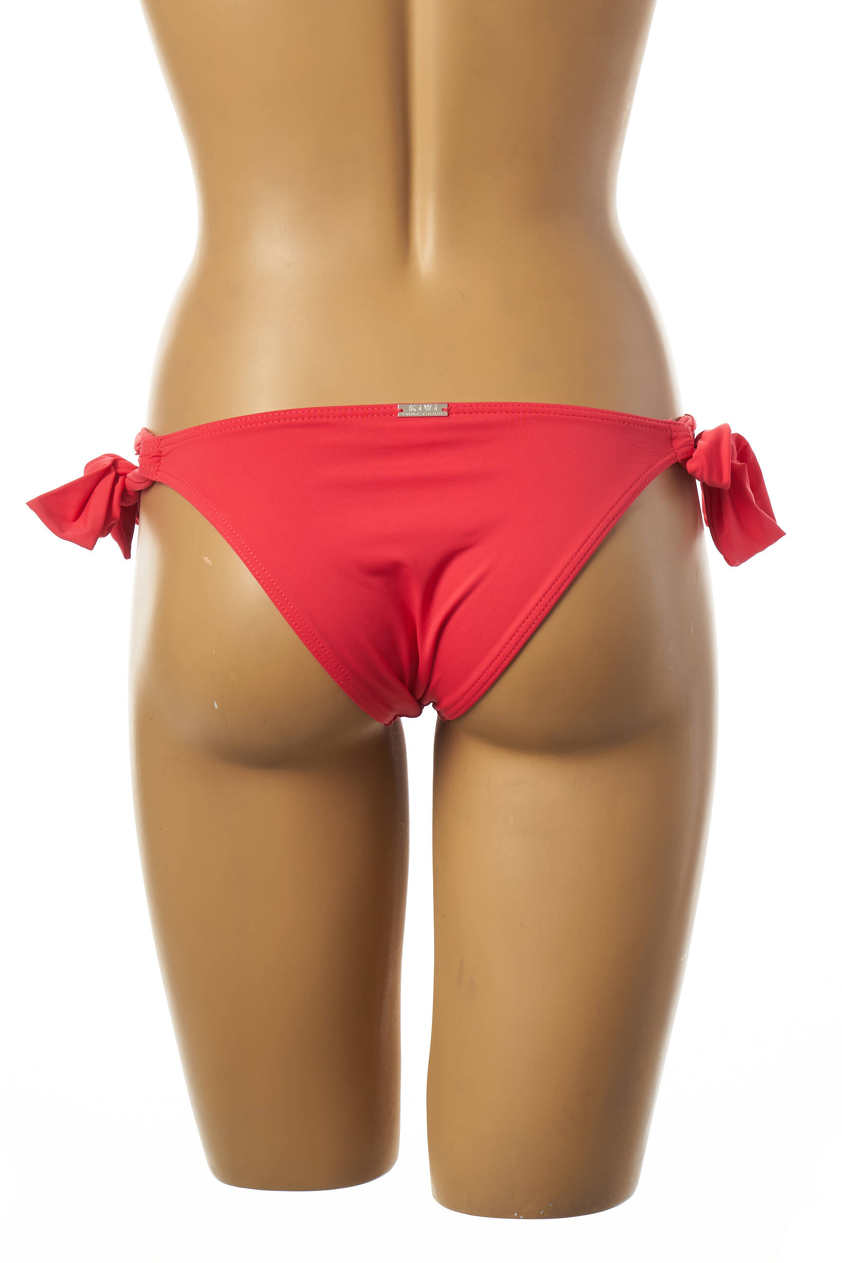 Maudymosi kelnaitės satino audinys bikini rožinė KIWI moteris