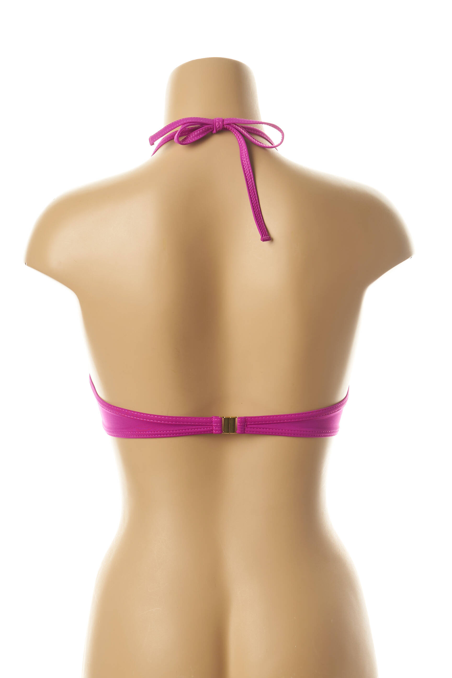 Maudymosi viršūnė reguliuojamos elastinės petnešos push-up liemenėlė su aukštu palaikymu violetinis KIWI moteris