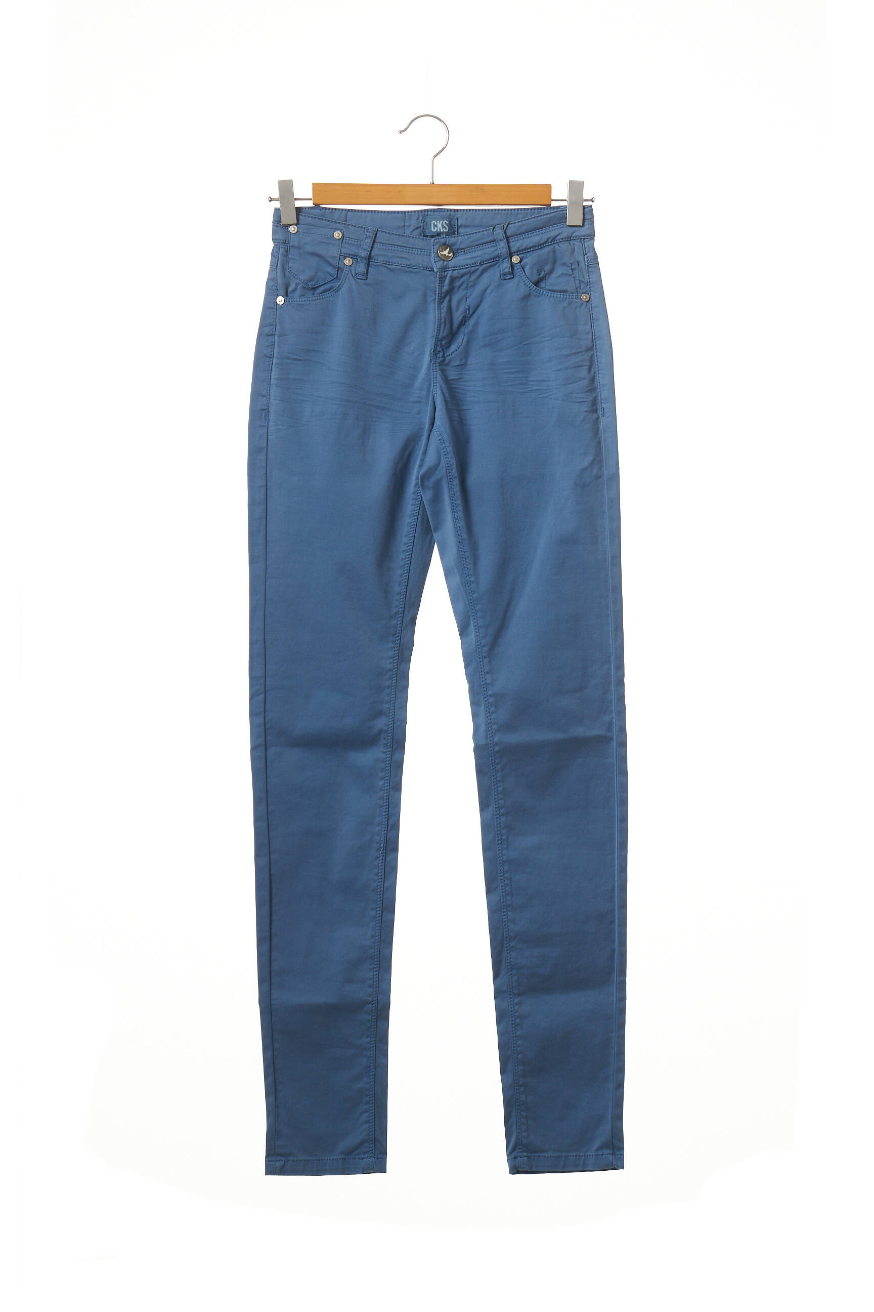 Pantalon lieknas normala dydis mėlyna CKS moteris