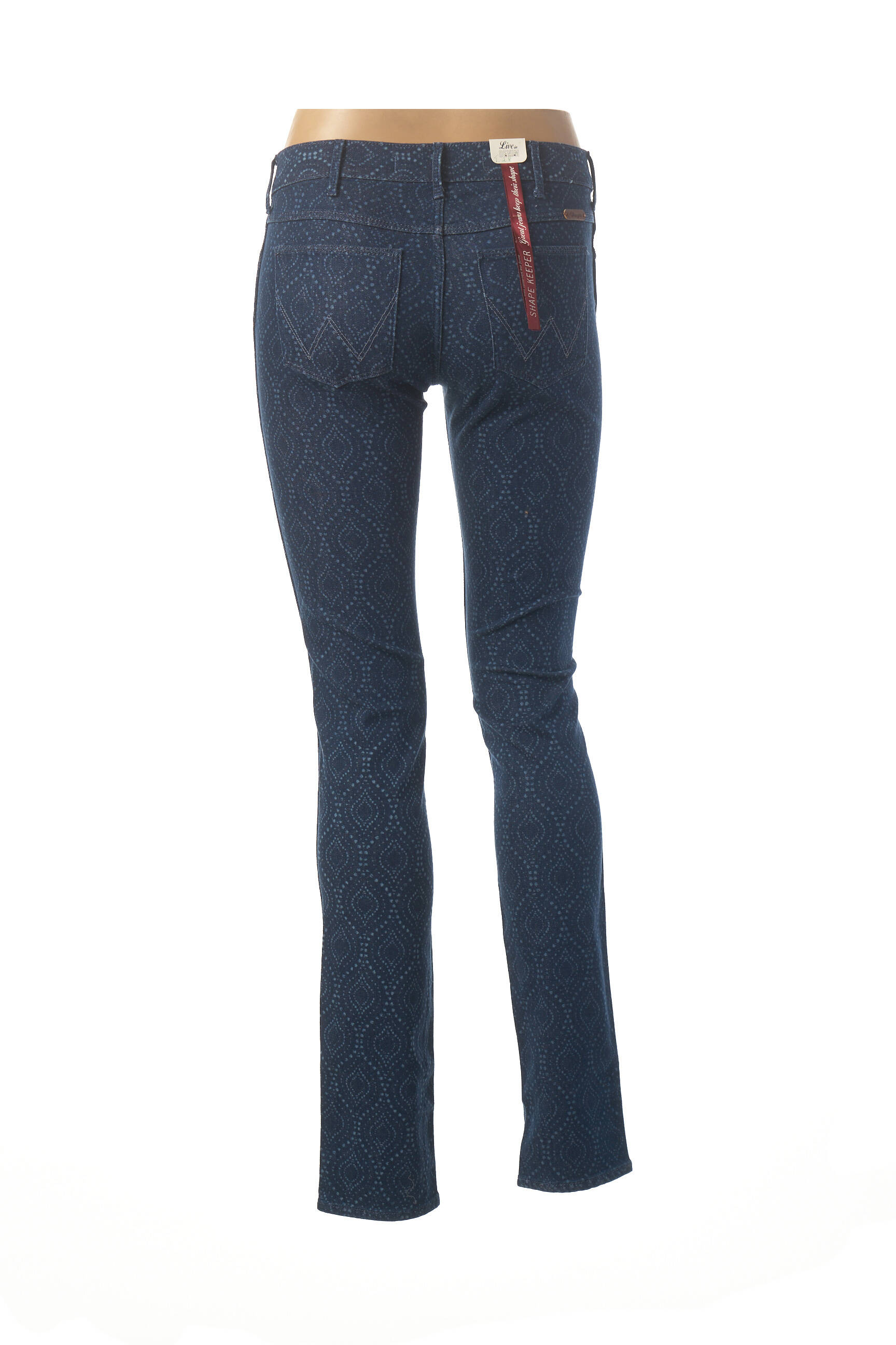 Lieknos džinsai lieknas normala dydis mėlyna WRANGLER moteris