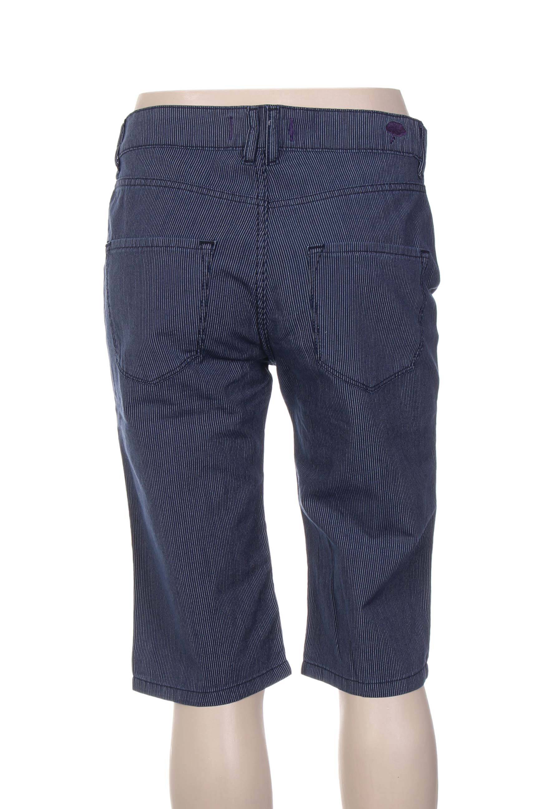 Korsaras kišenės aukšta talija mėlyna DENIMOOD moteris