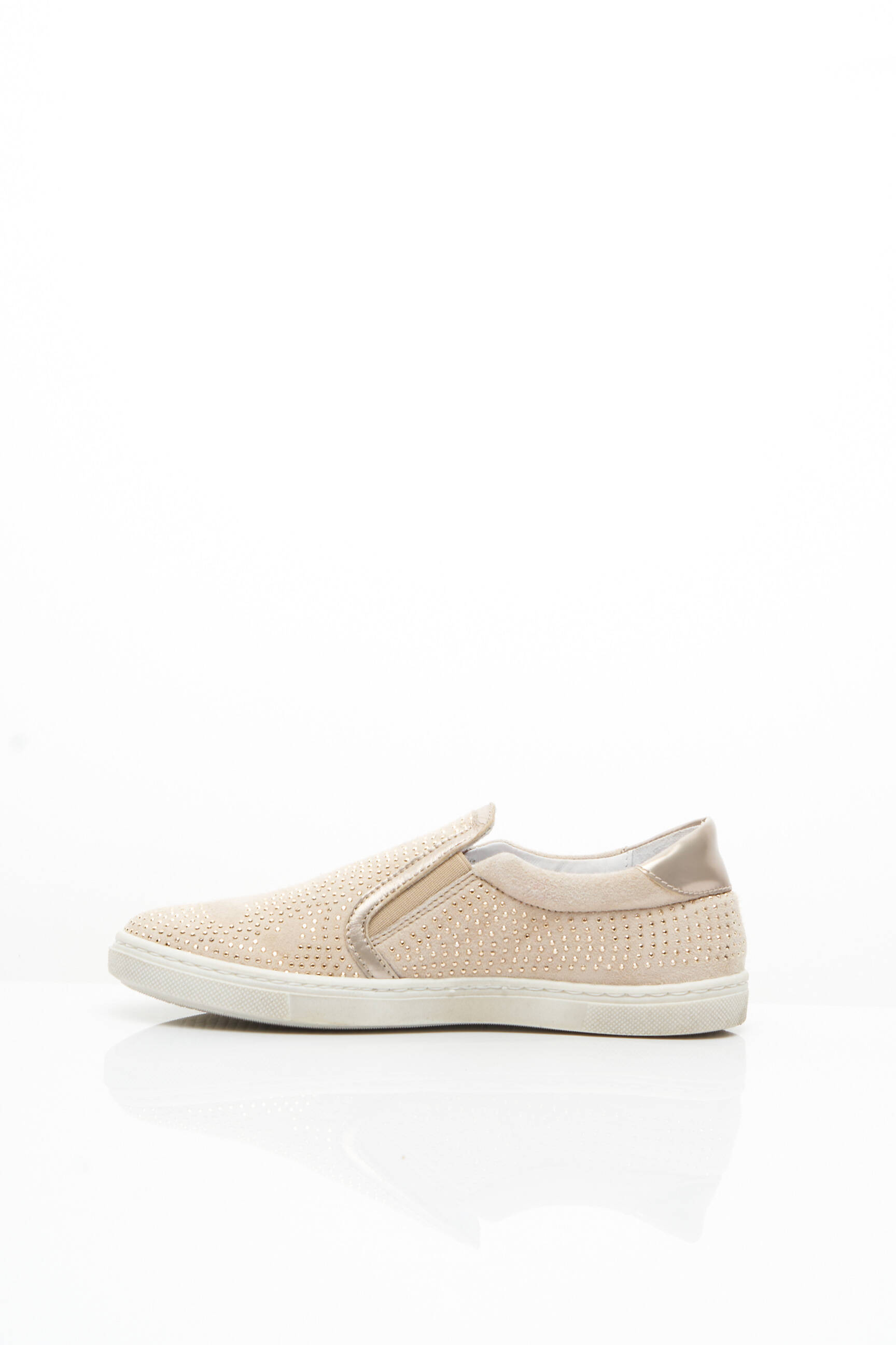 Slip-on batai apvalus mygtukas apvalus mygtukas bežinis ROMAGNOLI mergina