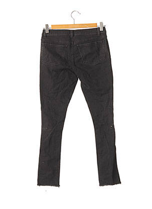 Tiesi kelnė uždarymas su užtrauktuku po mygtuku uždengimu normala dydis juodas DENIM CO moteris