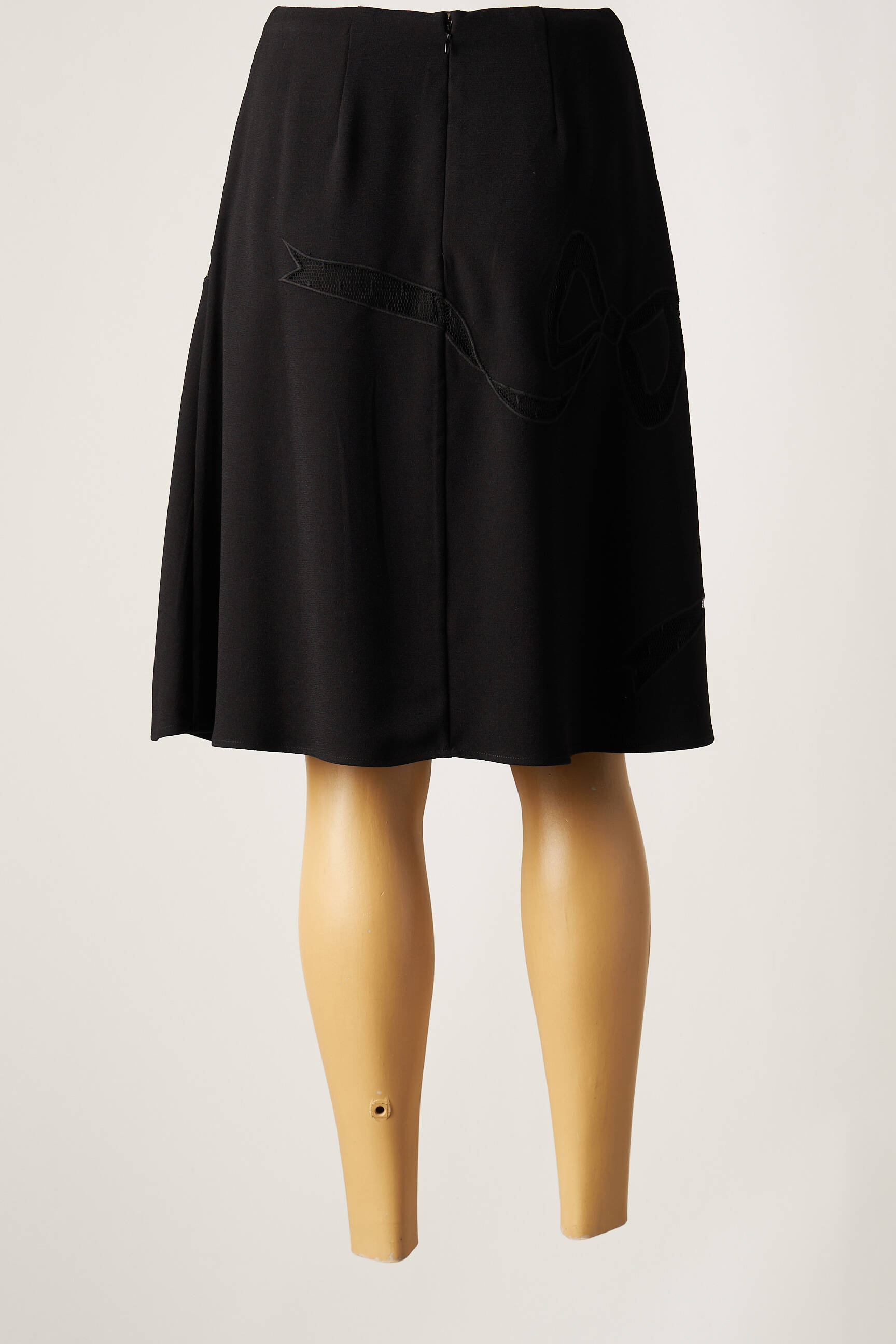Pusilgis sijonas juodas RED VALENTINO moteris