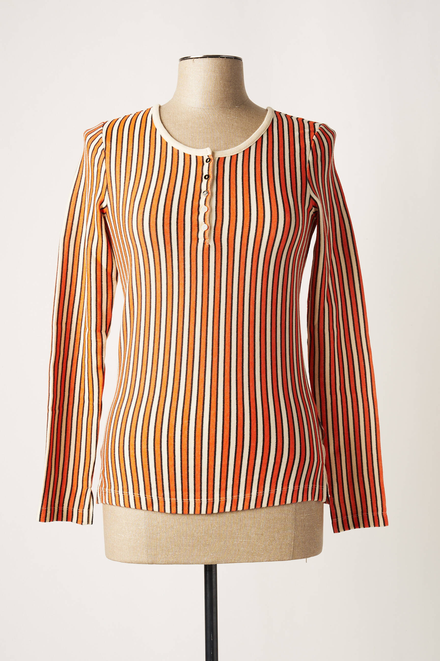 T-marškinys oranžinė MAISON SCOTCH moteris