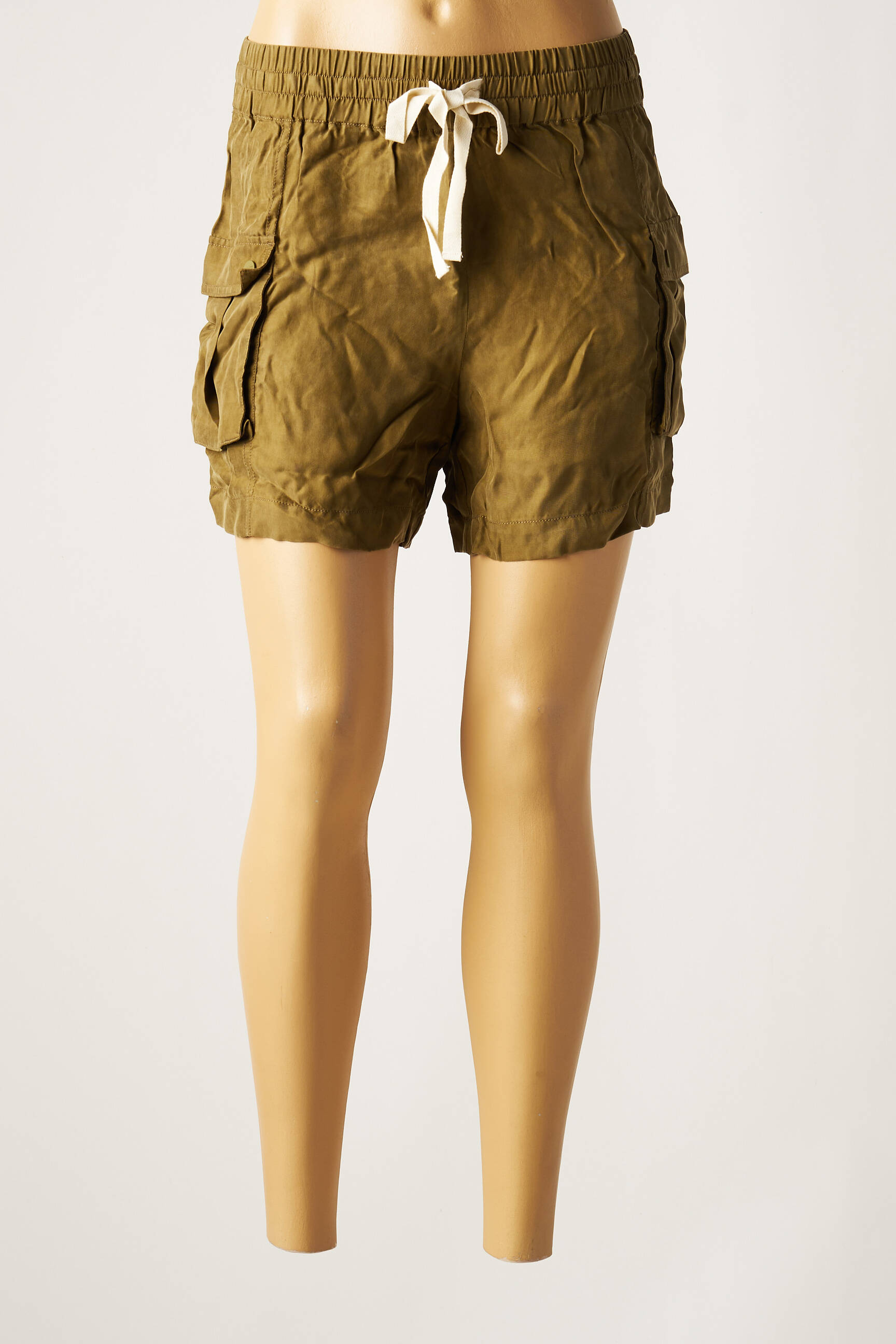 Šortas tiesi kirpimas žalias MAISON SCOTCH moteris