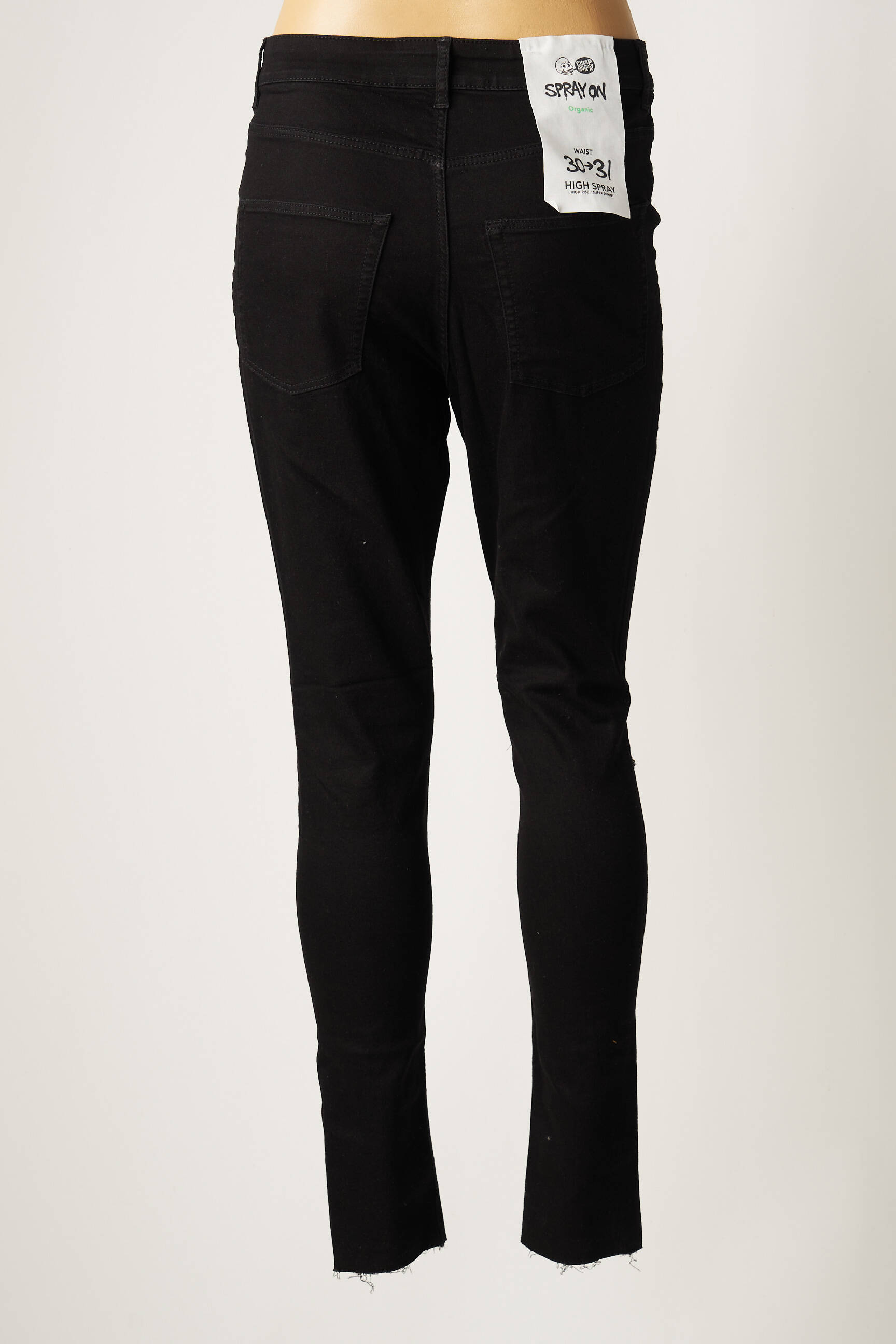Lieknos kelnės juodas CHEAP MONDAY moteris