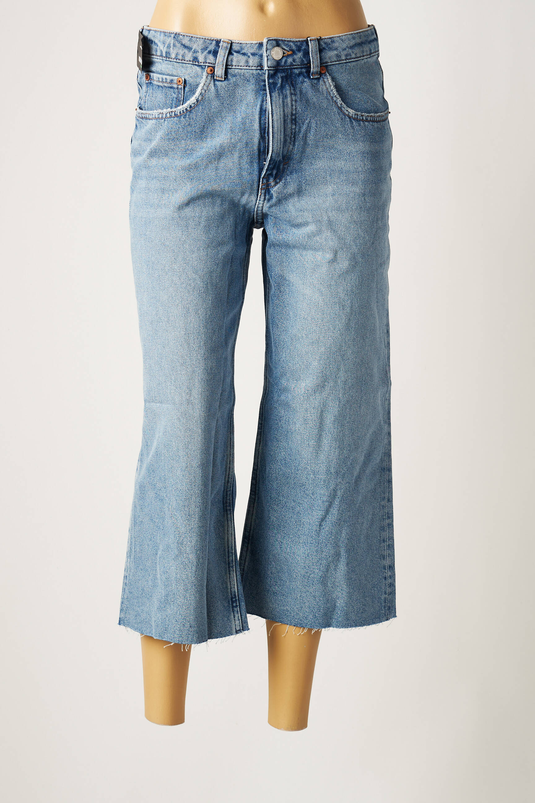 Pusilgių kelnių mėlyna CHEAP MONDAY moteris