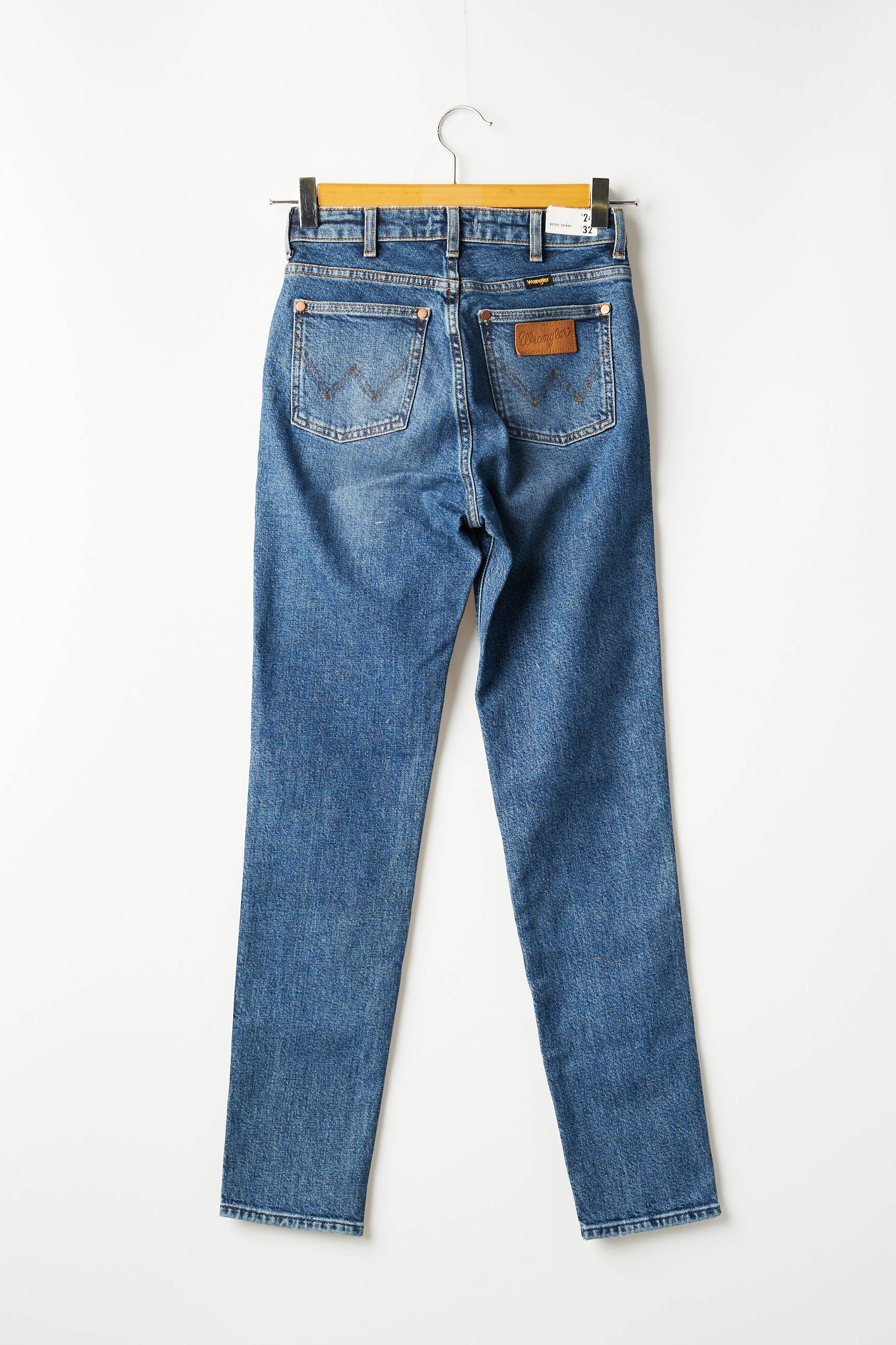 Lieknos džinsai mėlyna WRANGLER moteris