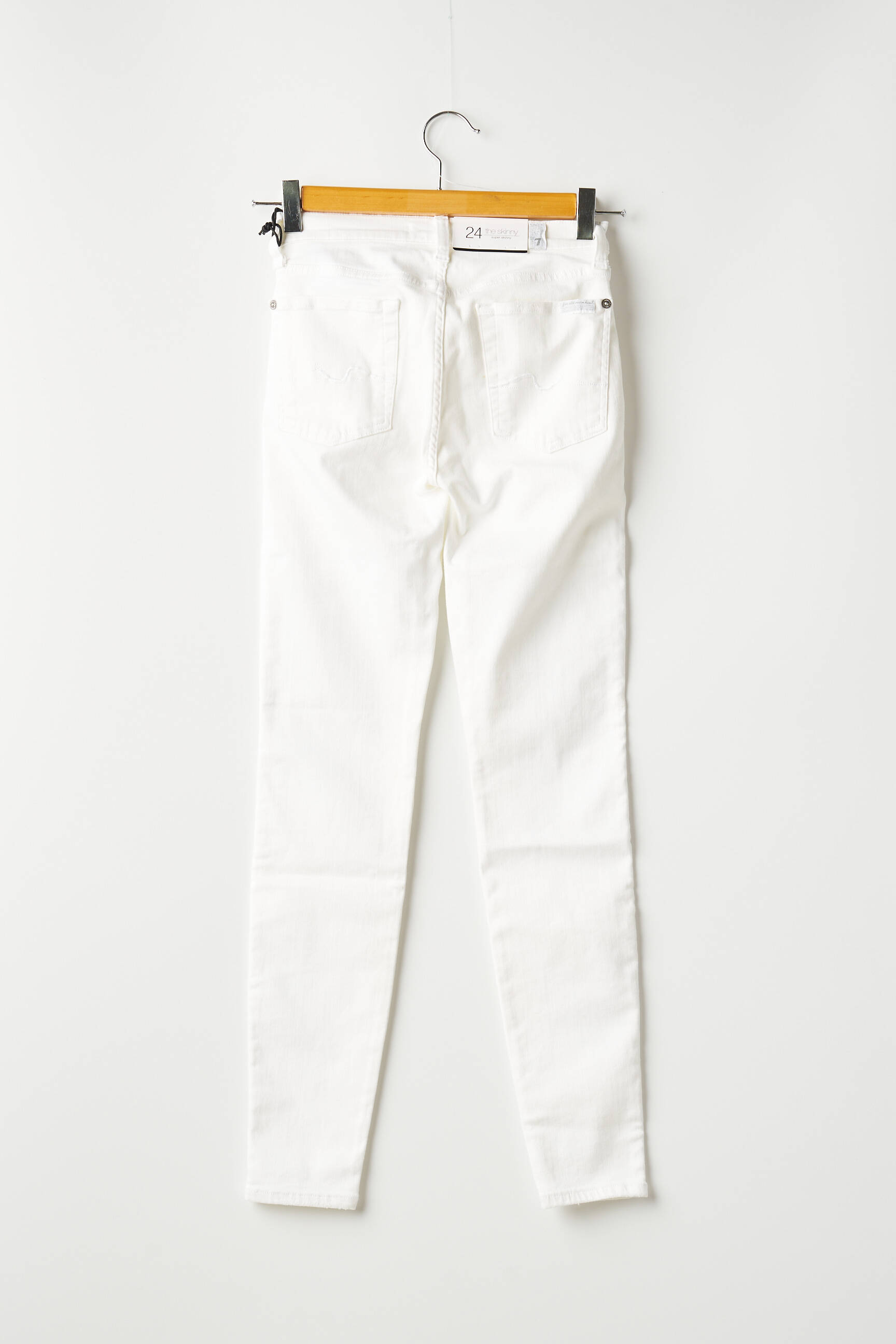 Lieknos kelnės baltas 7 FOR ALL MANKIND moteris