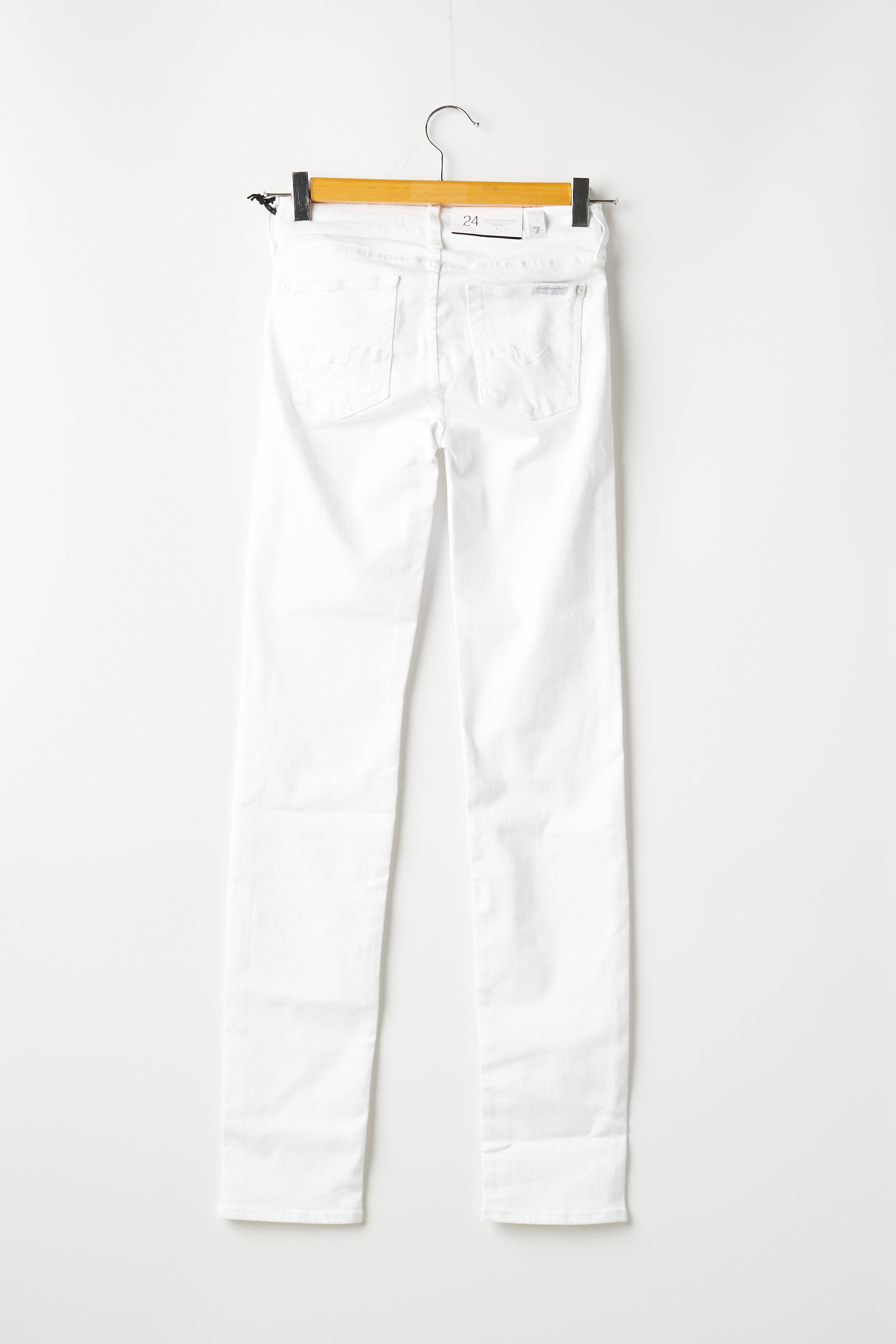 Lieknos kelnės baltas 7 FOR ALL MANKIND moteris