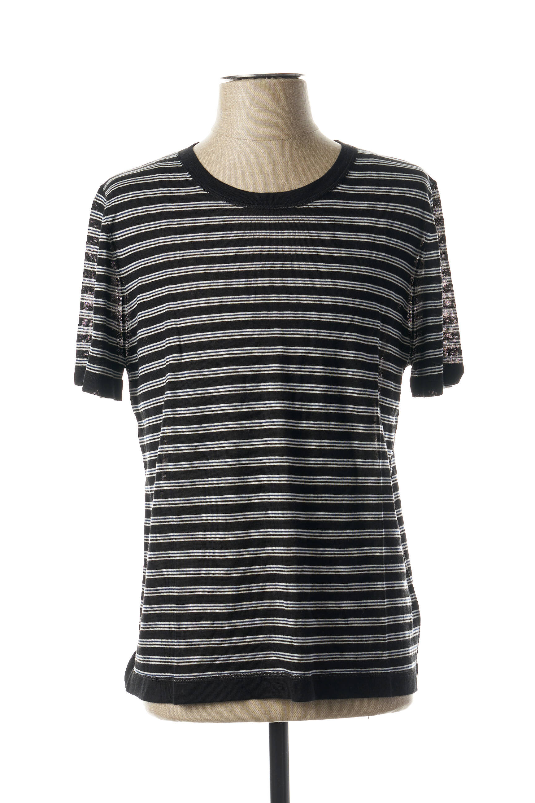 T-marškinys juodas ALEXANDER WANG vyras