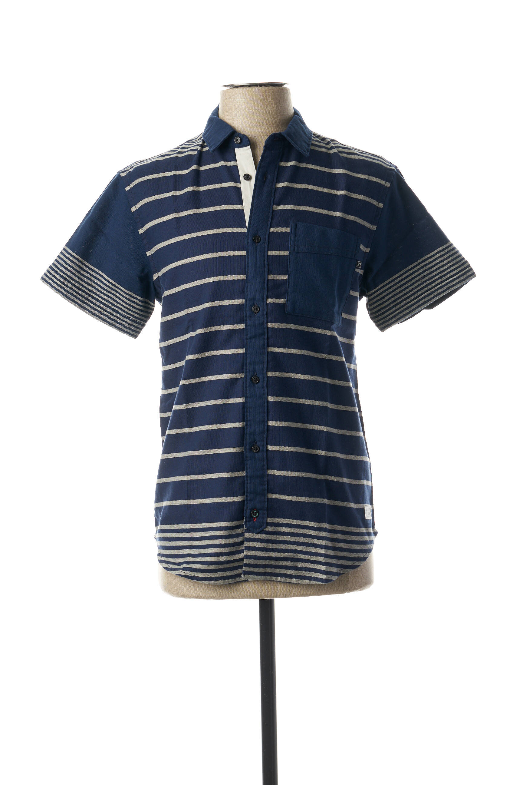 Trumpa rankovė marškiniai mėlyna SCOTCH & SODA vyras