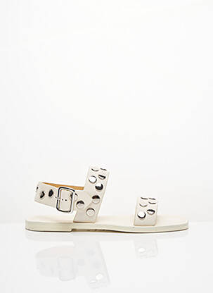 Sandalai/nu pėdos plokščias kulnas iki 3 cm baltas JIL SANDER moteris