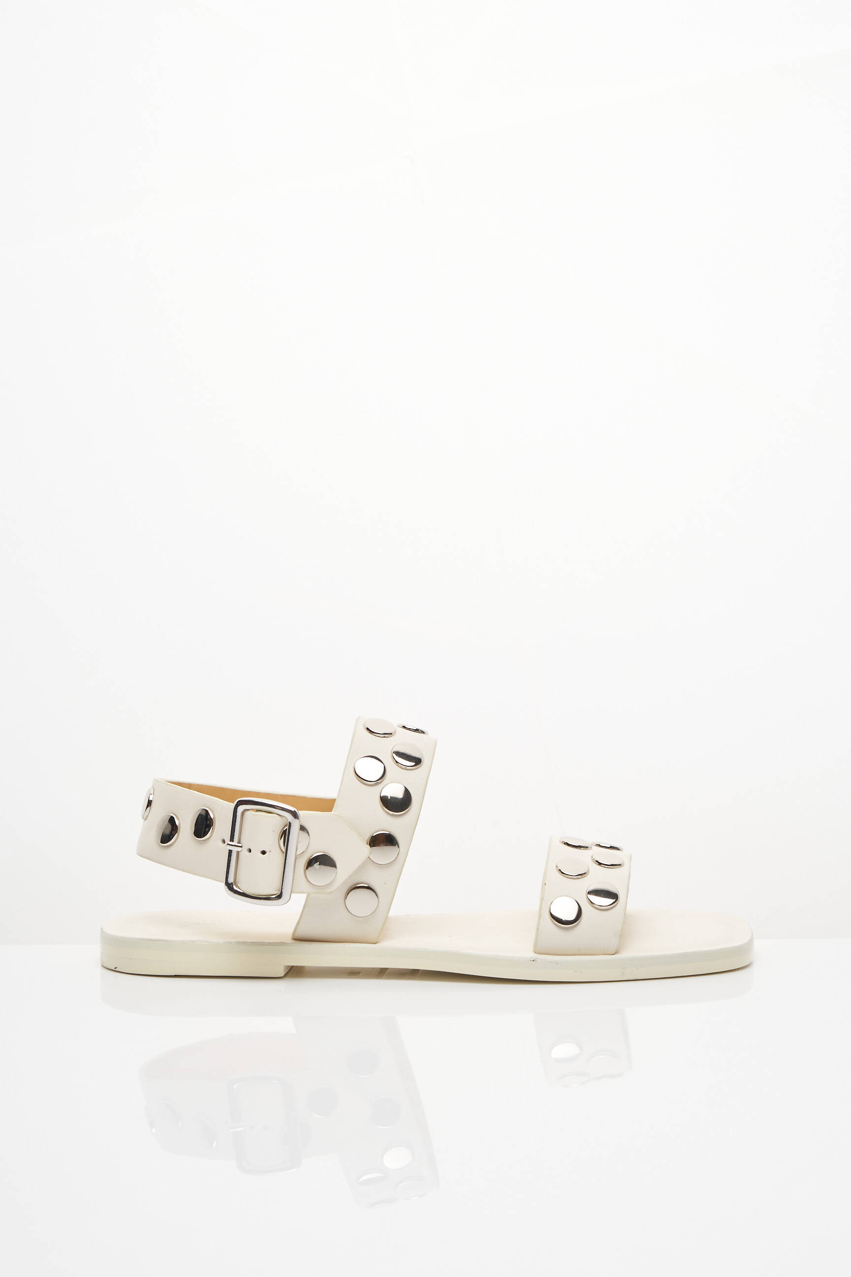 Sandalai/nu pėdos plokščias kulnas iki 3 cm baltas JIL SANDER moteris
