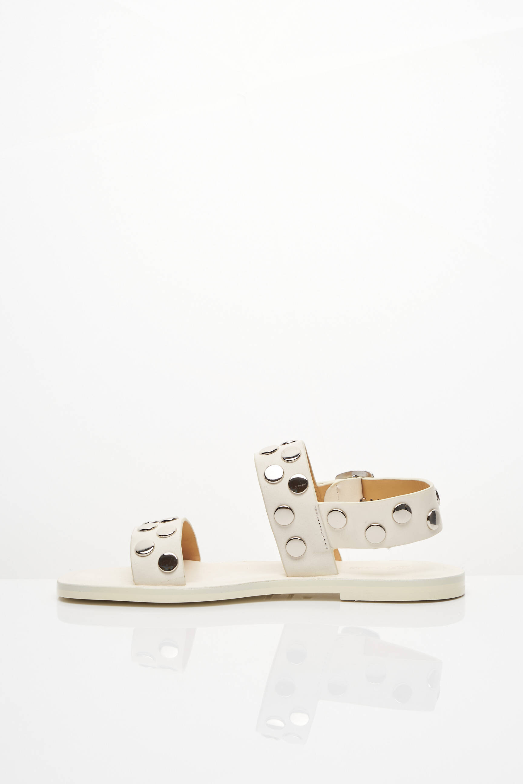 Sandalai/nu pėdos plokščias kulnas iki 3 cm baltas JIL SANDER moteris