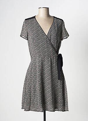 Trumpa suknelė trumpas rankovės trumpas rankovės pilka IKKS moteris