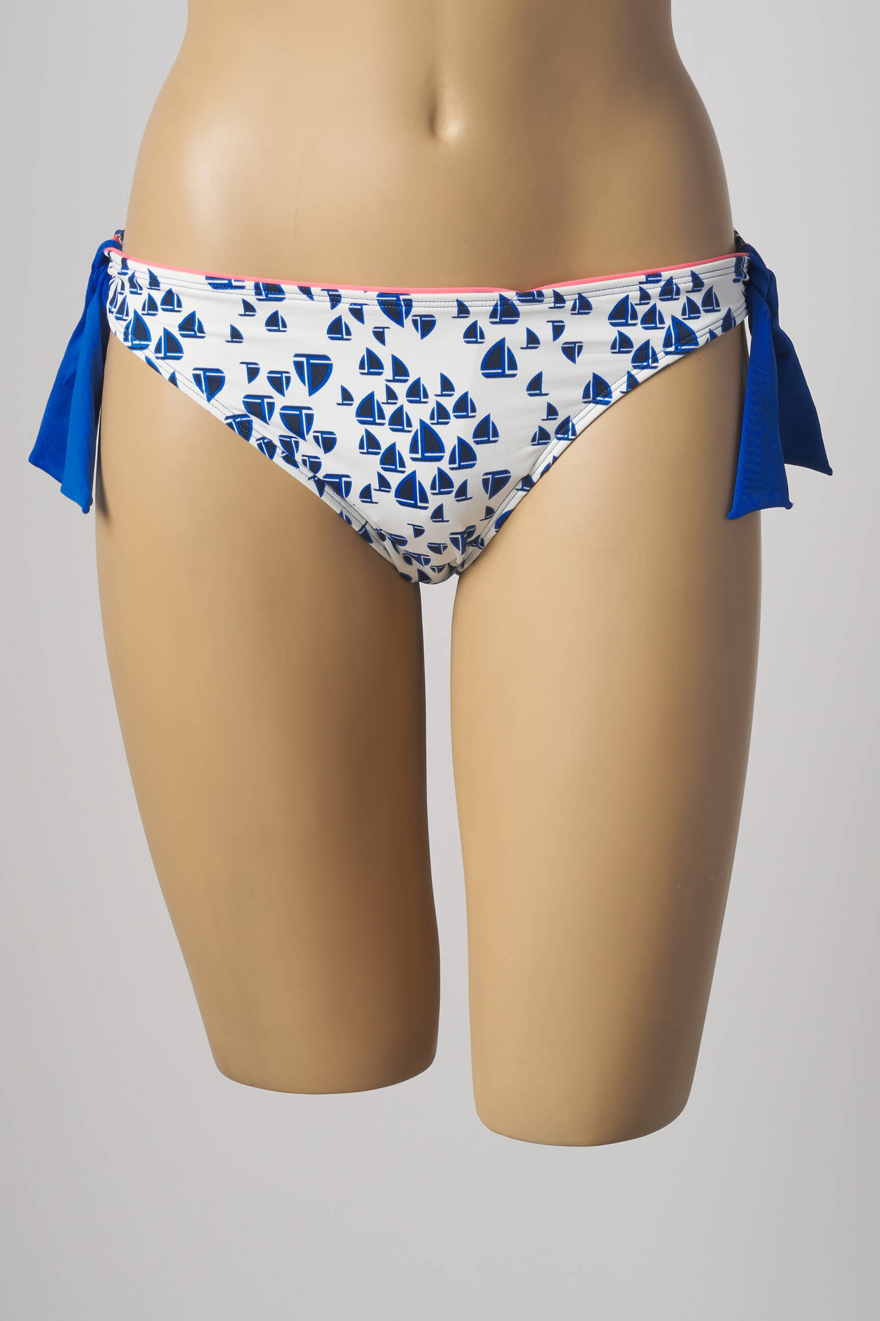 Maudymosi kelnaitės fantazijos raštas bikini baltas VARIANCE moteris