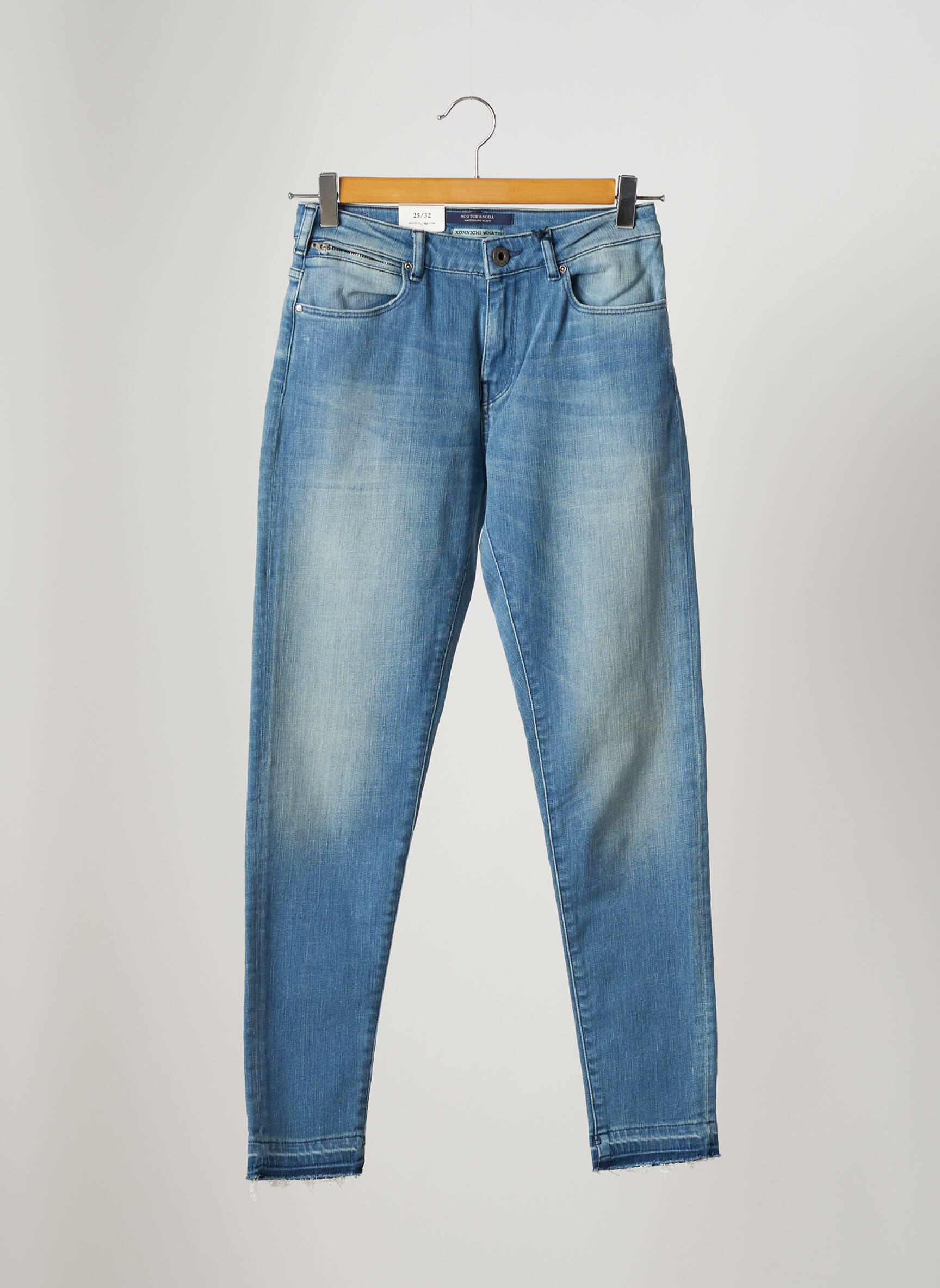 Lieknos džinsai mėlyna MAISON SCOTCH moteris