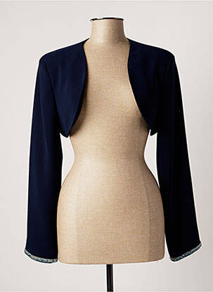 Kasdienis švarkas centrinė iškirptė mėlyna SONIA K moteris