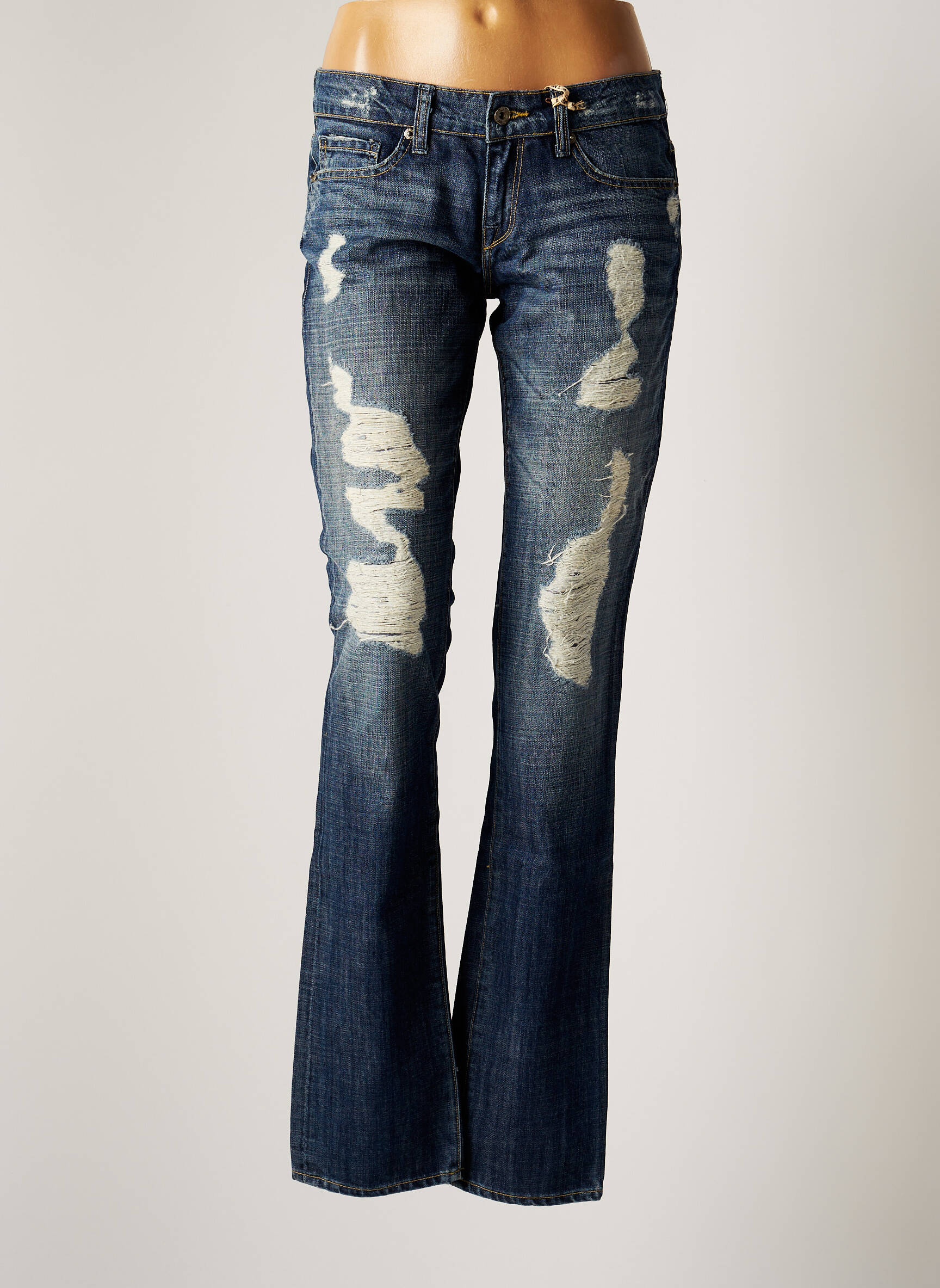 Bootcut džinsai mėlyna HA-67 moteris