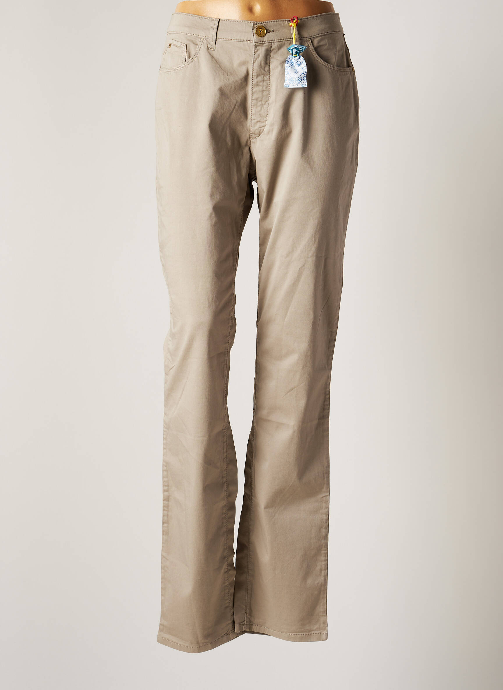 Tiesi kelnė bežinis TRUSSARDI JEANS moteris
