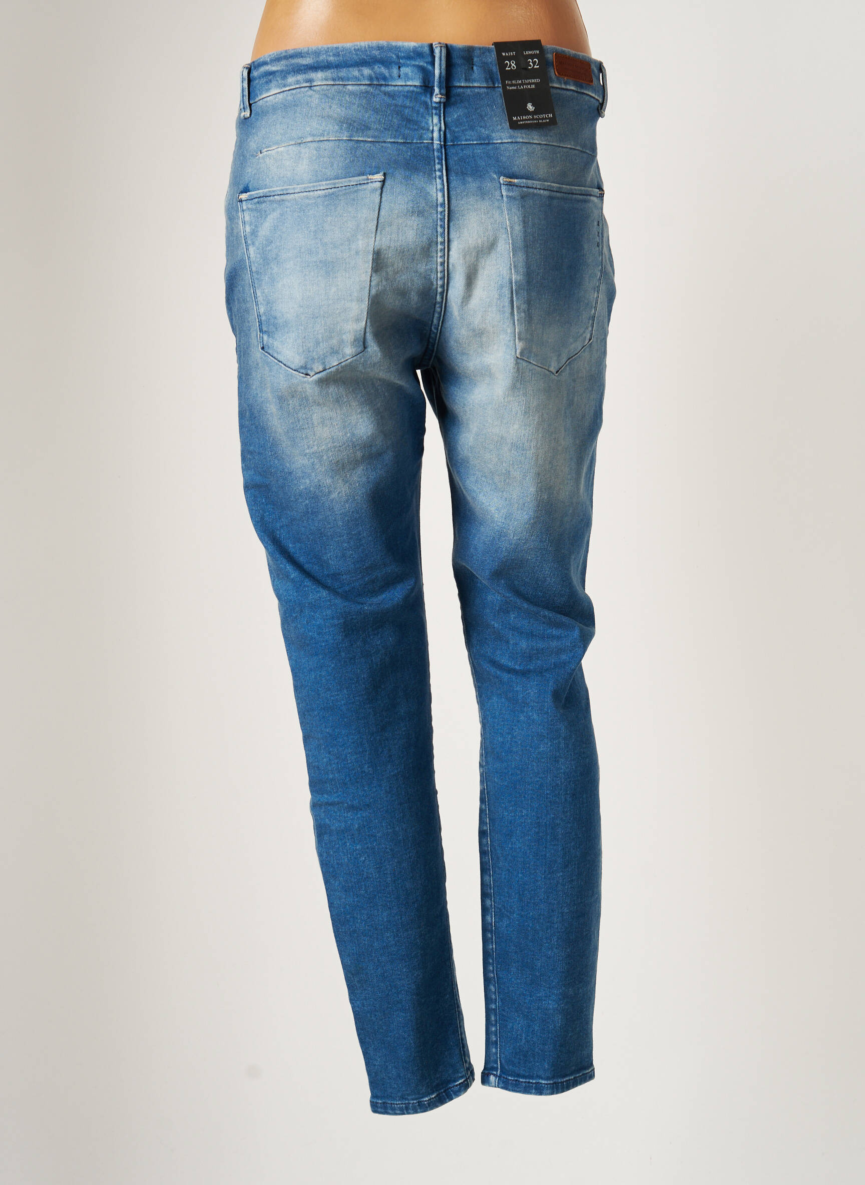 Lieknos kelnės tamprumas normala dydis mėlyna MAISON SCOTCH moteris