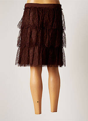 Pusilgis sijonas rudas GOLDEN GOOSE DELUXE BRAND moteris
