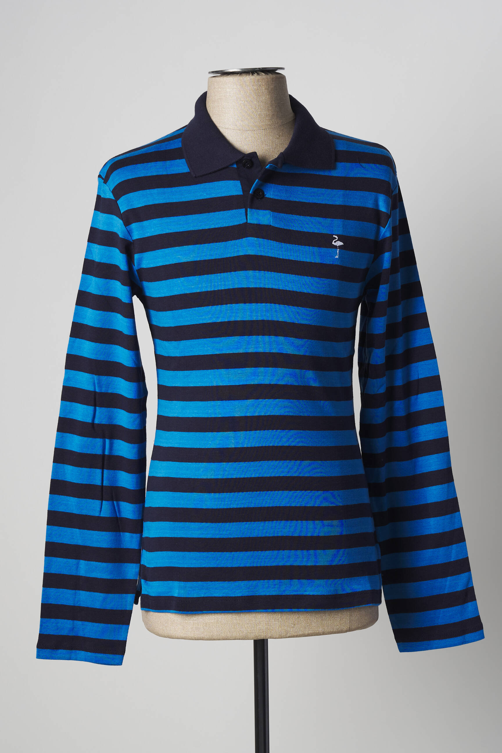 Polo ilgos rankovės ilgos rankovės mėlyna KATZ OUTFITTER vyras