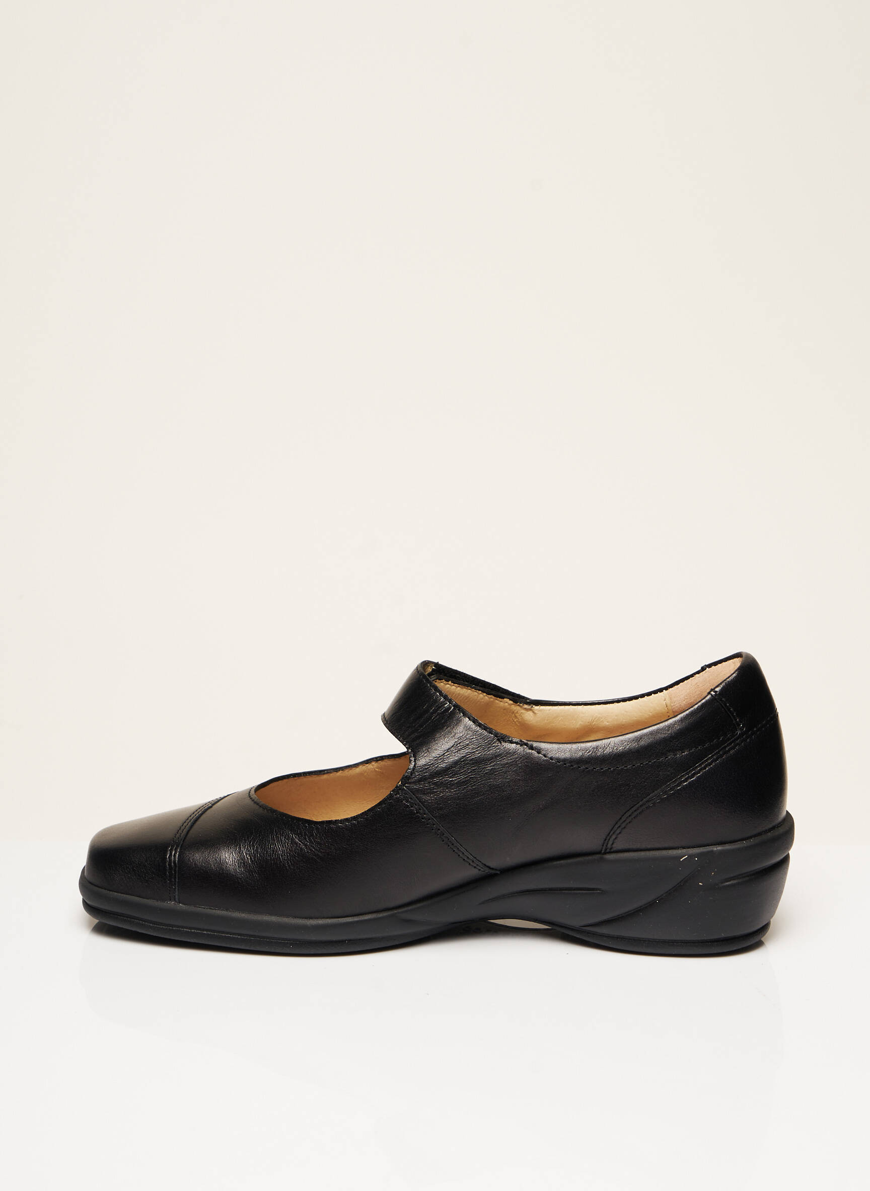 Patogūs batai satino audinys plokščias kulnas iki 3 cm juodas GOLDKRONE moteris