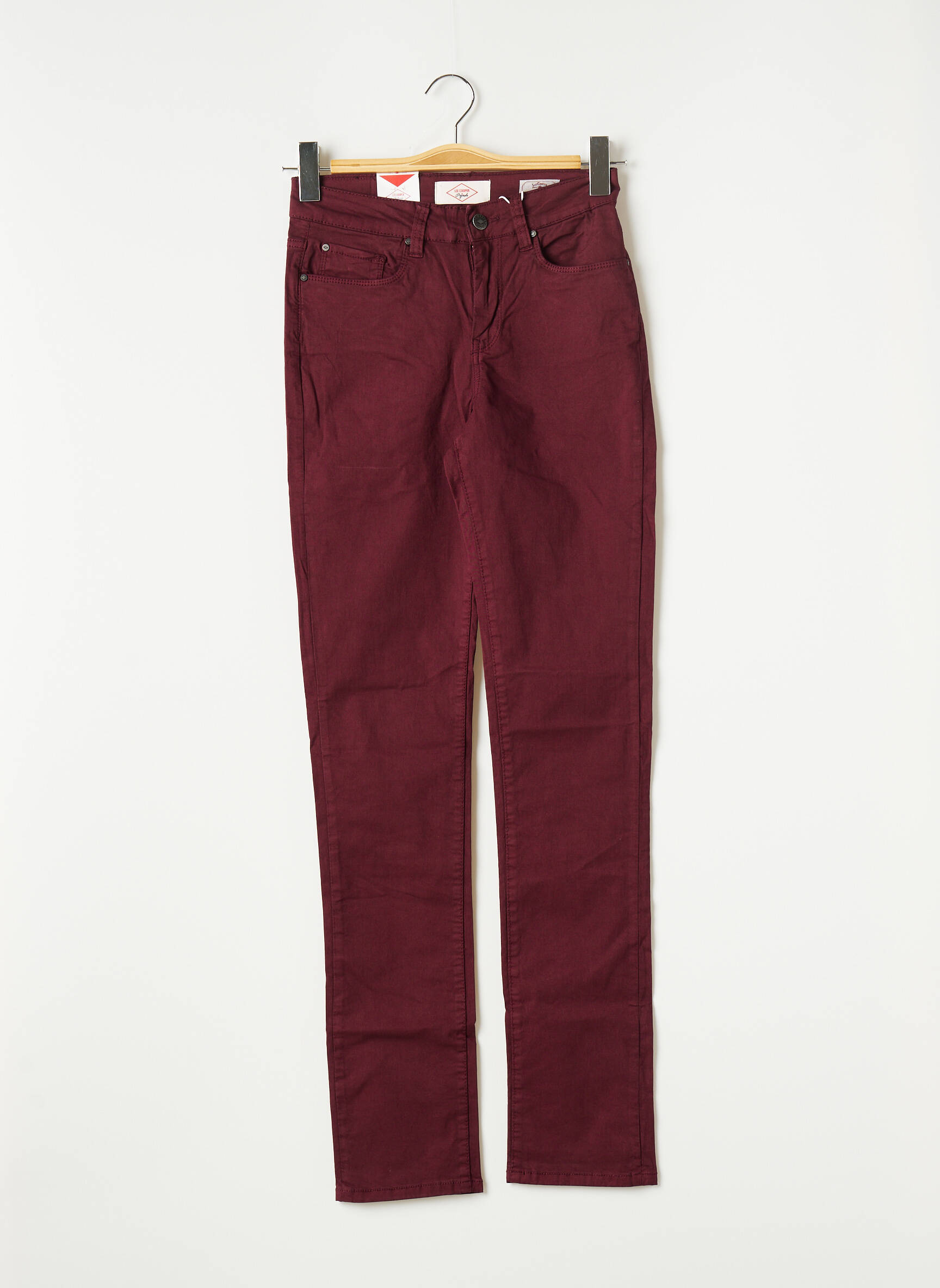 Lieknos džinsai lieknas normala dydis raudona LEE COOPER moteris