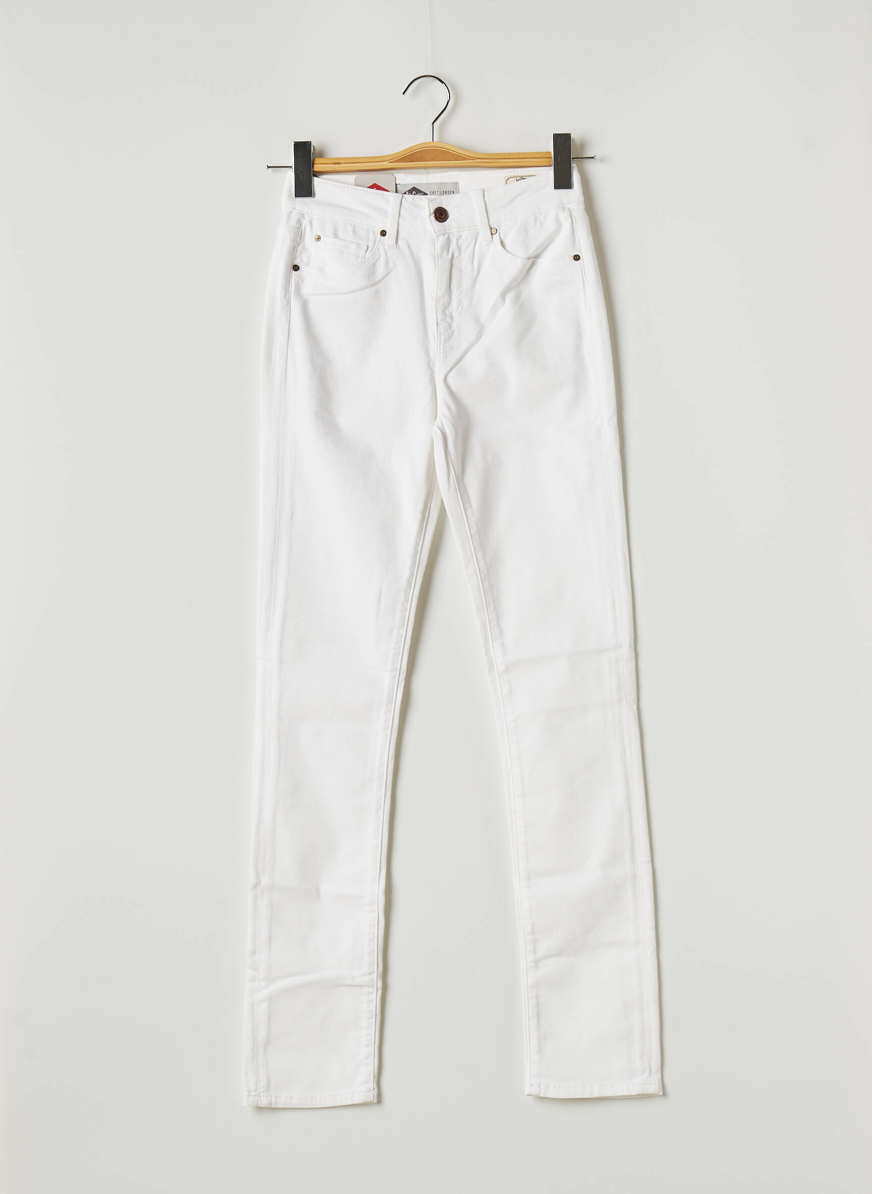 Lieknos džinsai tamprumas baltas LEE COOPER mergina