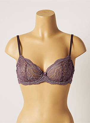 Liemenėlė nėrinių audimas violetinis SIMONE PERELE moteris