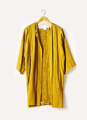 Kimono striukė col v geltona POMANDERE moteris