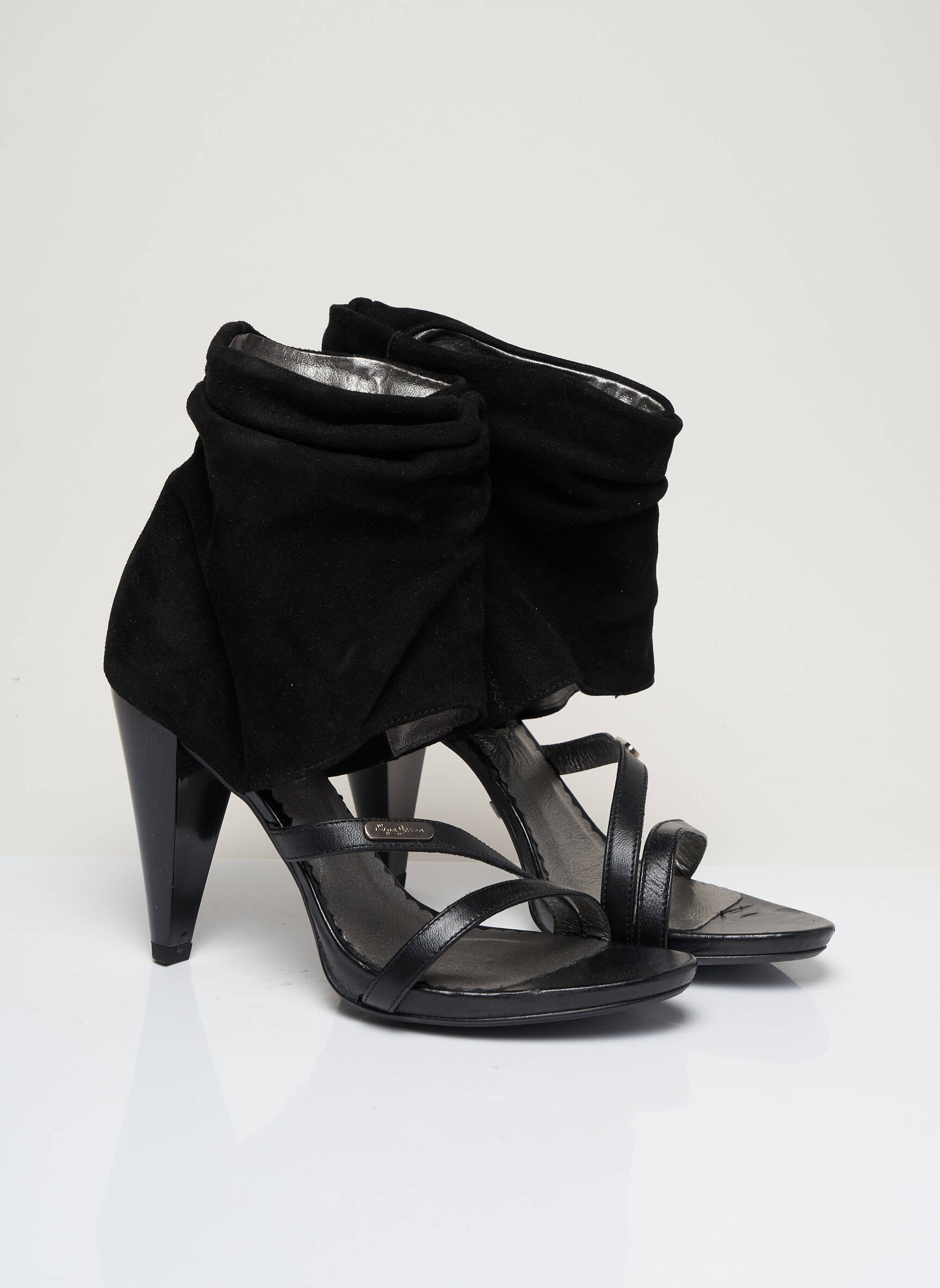 Sandalai/nu pėdos aukštas kulnas kulnas nuo 7 iki 9 cm juodas PEPE JEANS moteris