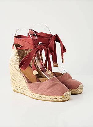 Espadrilės šnervių uždarymas kulnas nuo 7 iki 9 cm rožinė CASTANER moteris