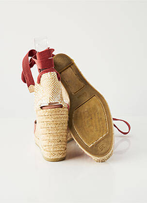 Espadrilės šnervių uždarymas kulnas nuo 7 iki 9 cm rožinė CASTANER moteris