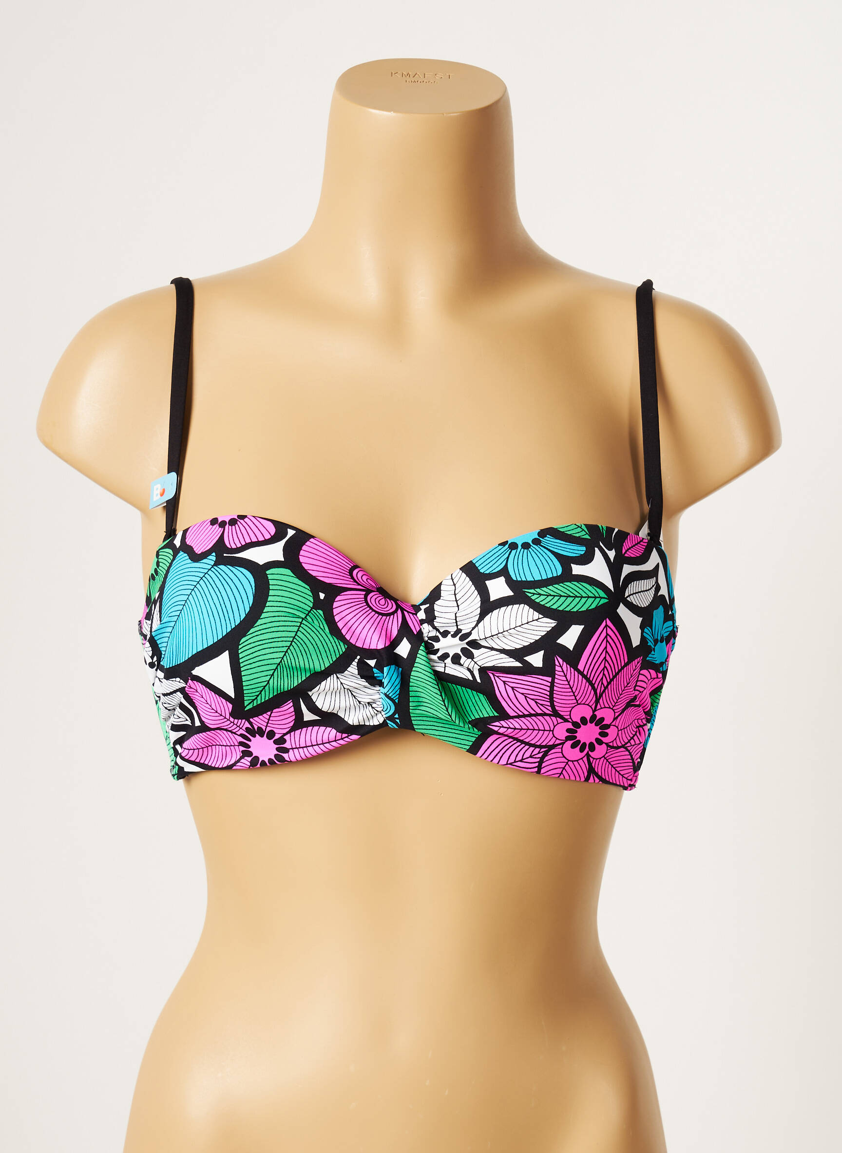 Maudymosi viršūnė viršutinė juostelė viršutinė juostelė violetinis CHERRY BEACH moteris