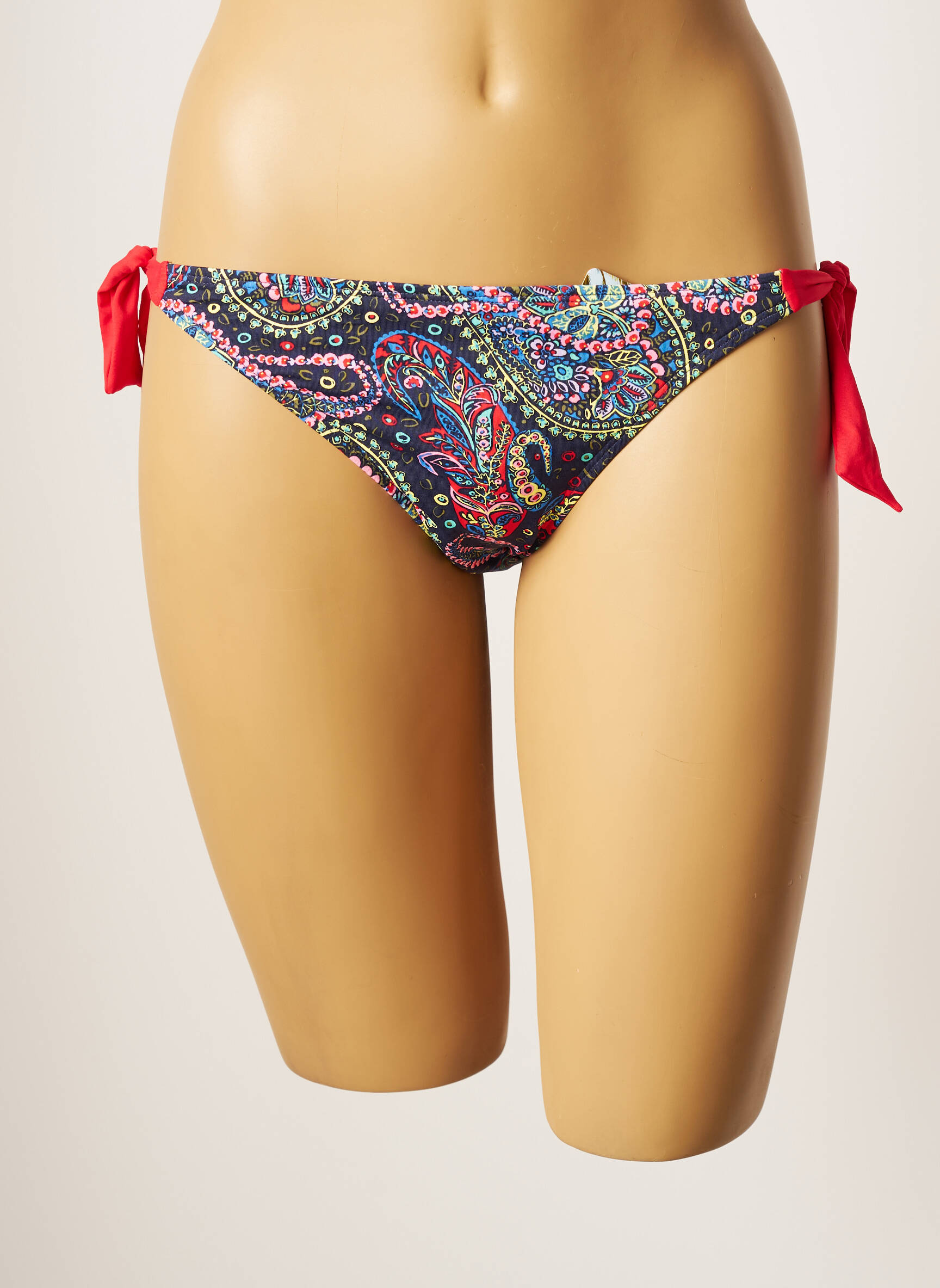 Maudymosi kelnaitės tamprumas bikini mėlyna CHERRY BEACH moteris