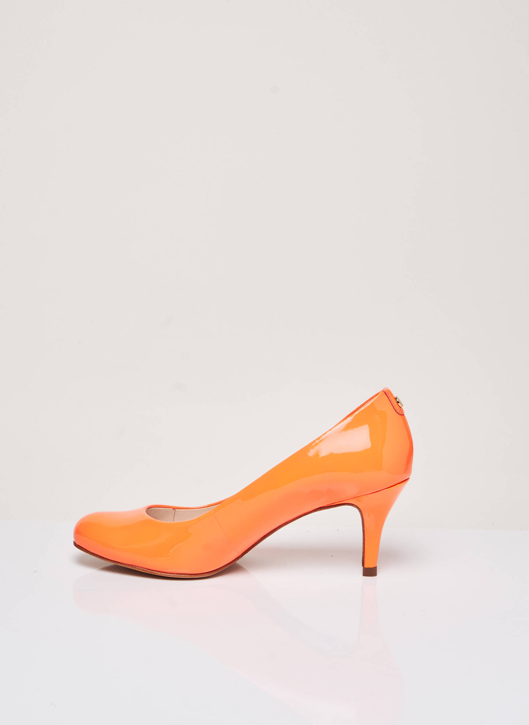 Aukštakulniai lygus medžiaga kulnas nuo 7 iki 9 cm oranžinė COSMOPARIS moteris