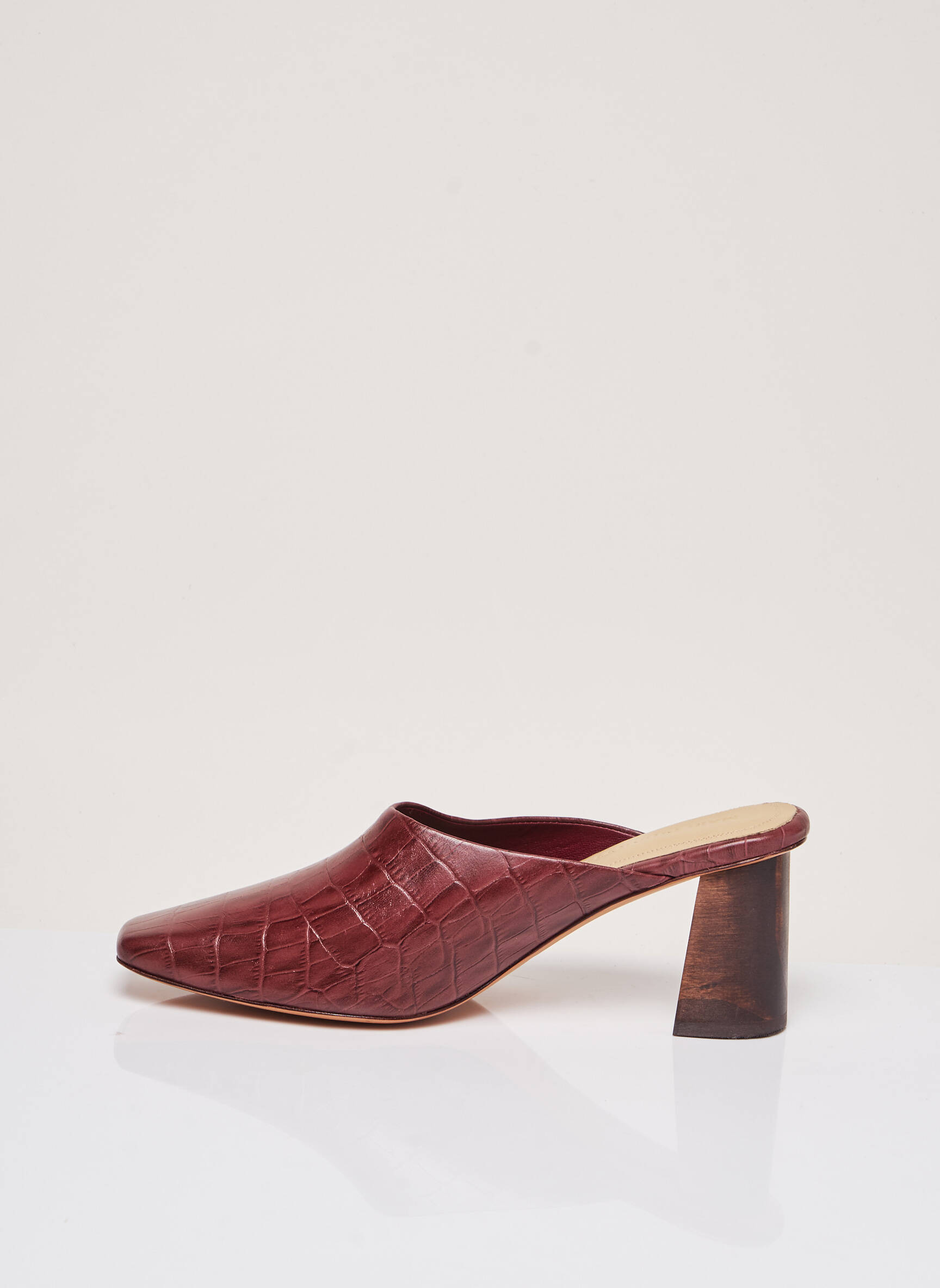 Mule/sabotai amortizuojančios pado tipas kulnas nuo 4 iki 6 cm raudona MARI GIUDICELLI moteris
