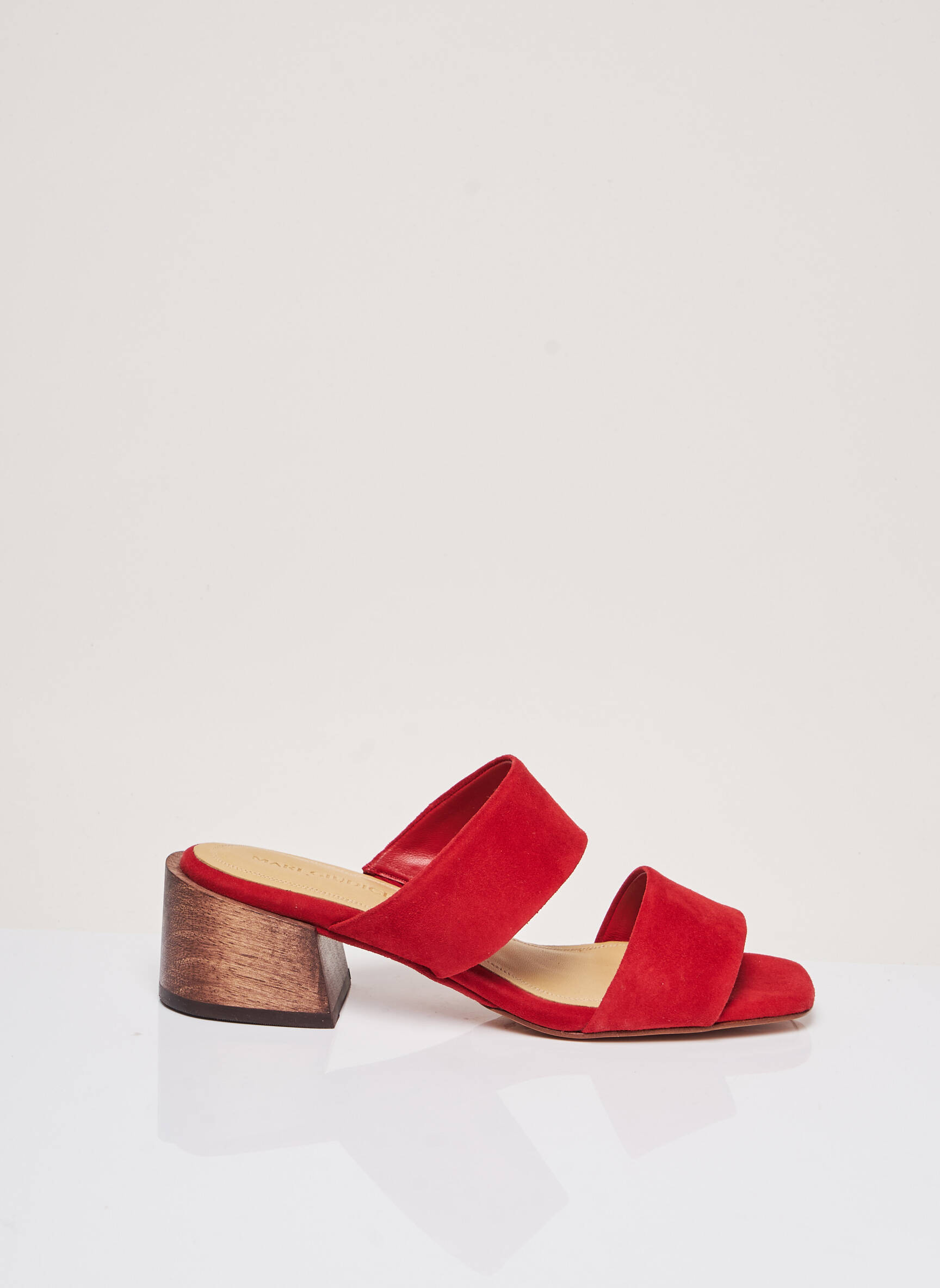 Mule/sabotai amortizuojančios pado tipas kulnas nuo 4 iki 6 cm raudona MARI GIUDICELLI moteris