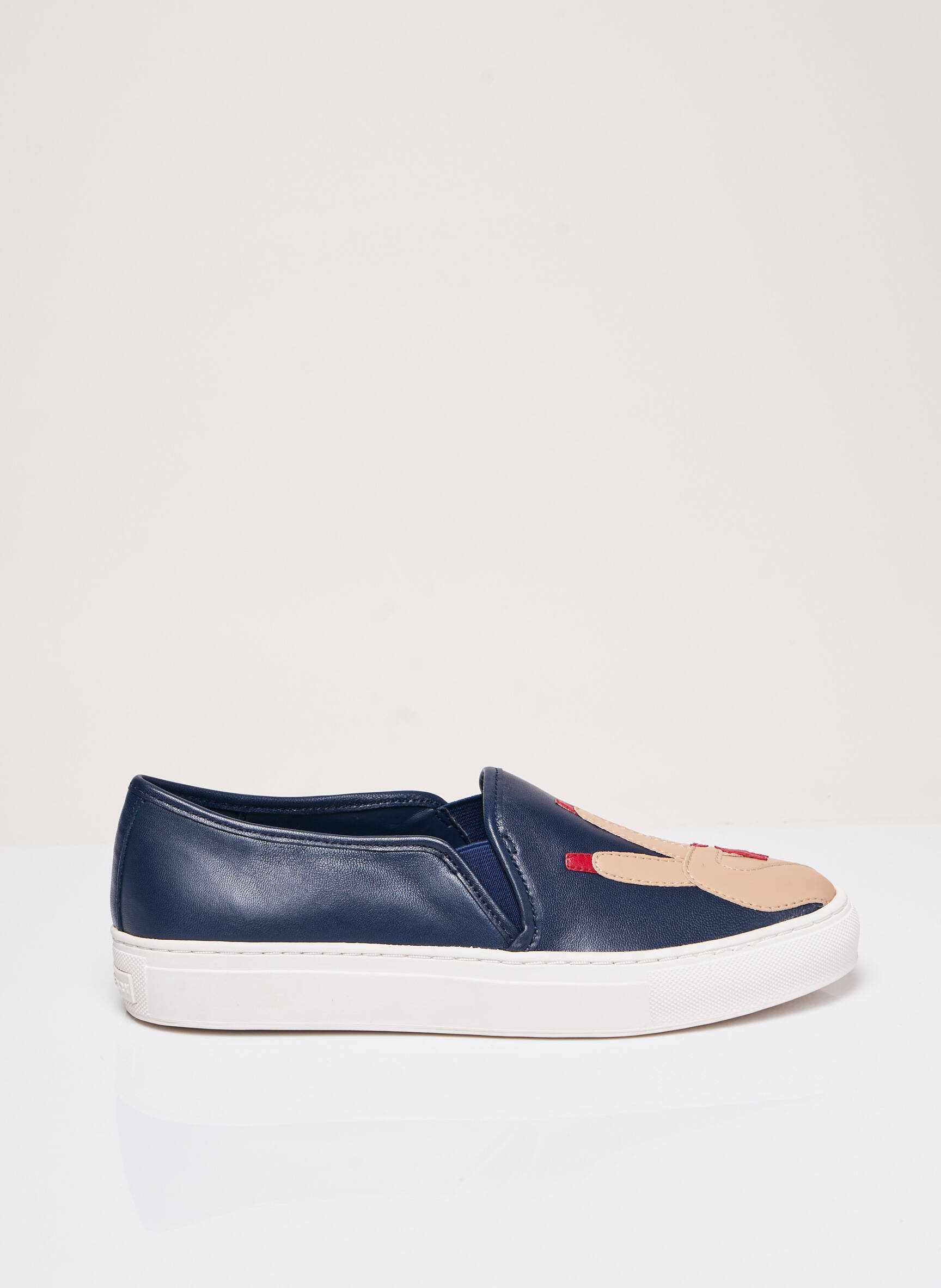 Slip-on batai platforma plokščias kulnas iki 3 cm mėlyna KATY PERRY moteris