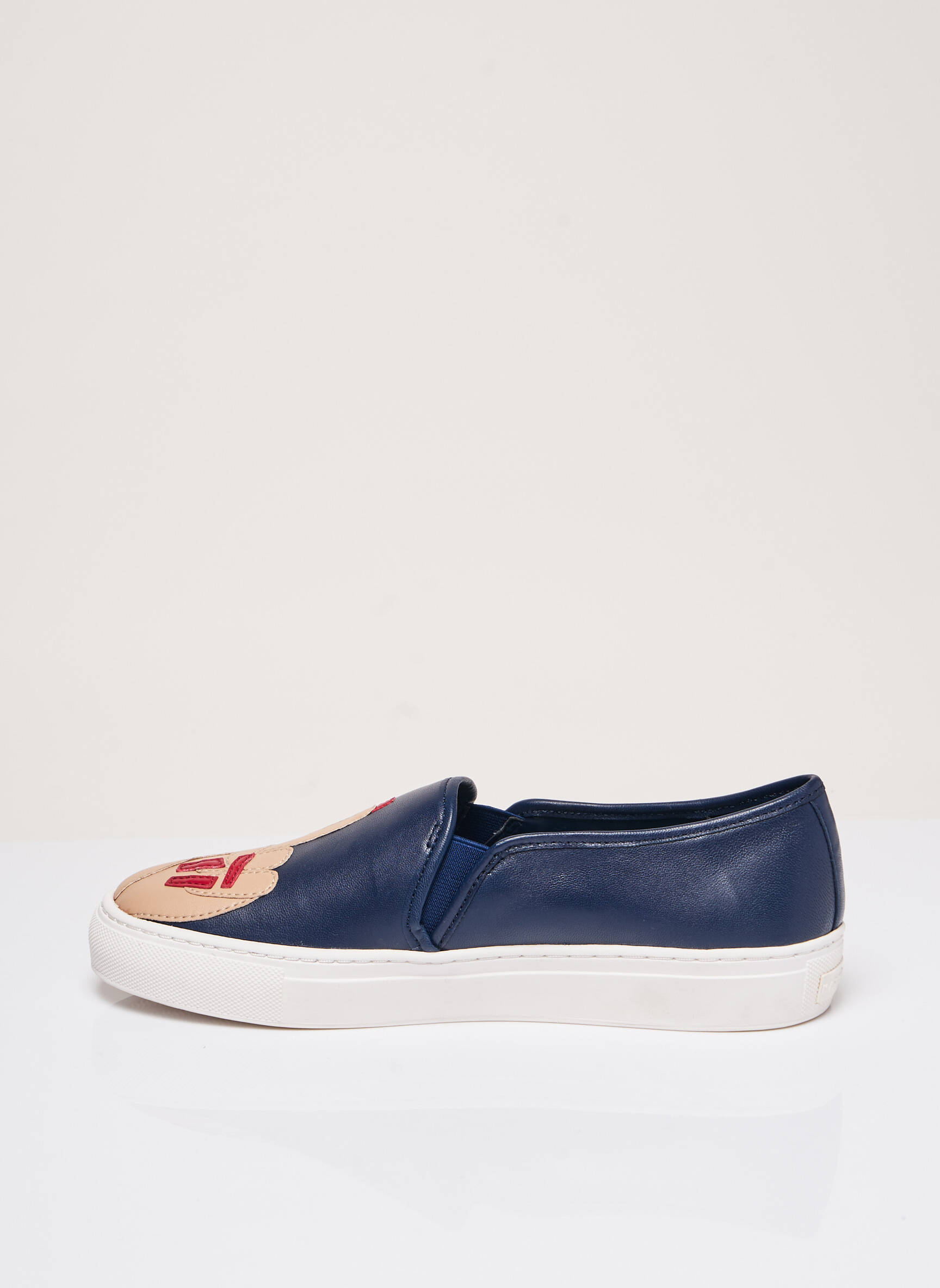 Slip-on batai platforma plokščias kulnas iki 3 cm mėlyna KATY PERRY moteris