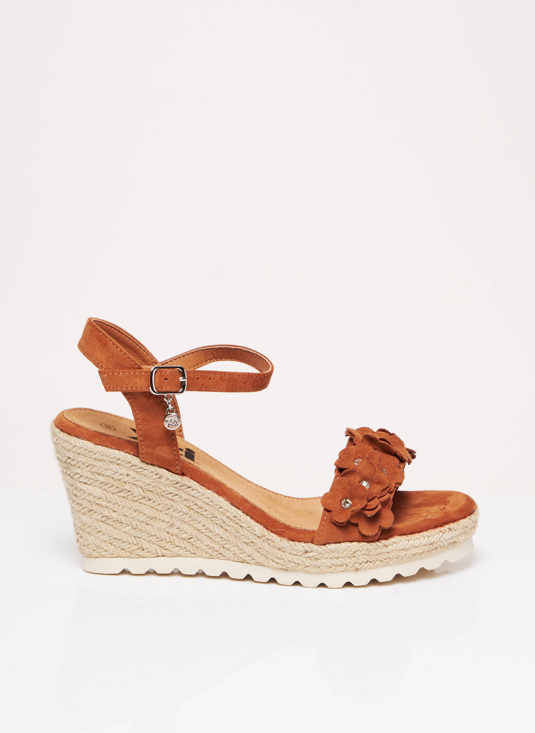 Espadrilės užsegimas kilpa(s) kulnas nuo 7 iki 9 cm rudas XTI moteris