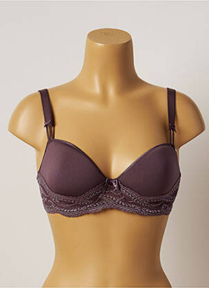 Liemenėlė aukštas balkoninis liemenėlė aukštas balkoninis liemenėlė violetinis SIMONE PERELE moteris